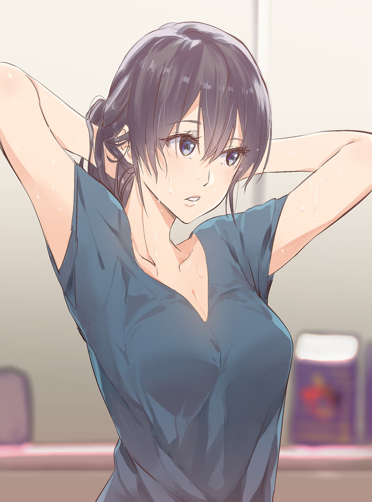720P, anime girls, anime, Ballroom e Youkoso, Phone HD Wallpaper