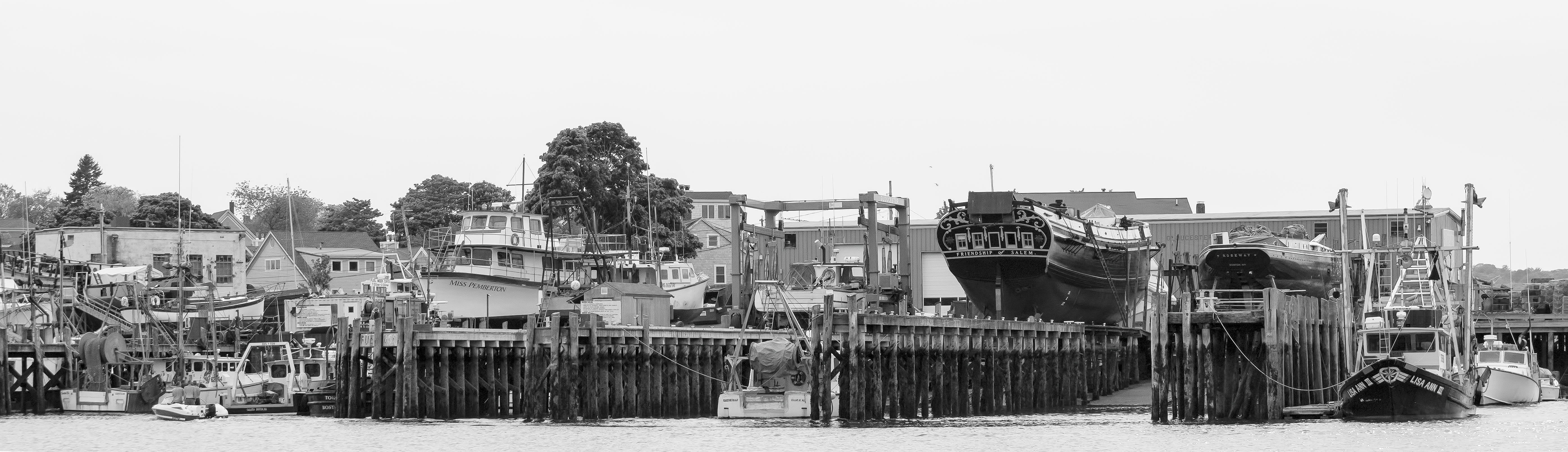 architecture, day, ships, building exterior, run-down, history, transportation, ruined, no people, abandoned, 5K, sailboat, panoramic, deterioration, landmark, HD Wallpaper