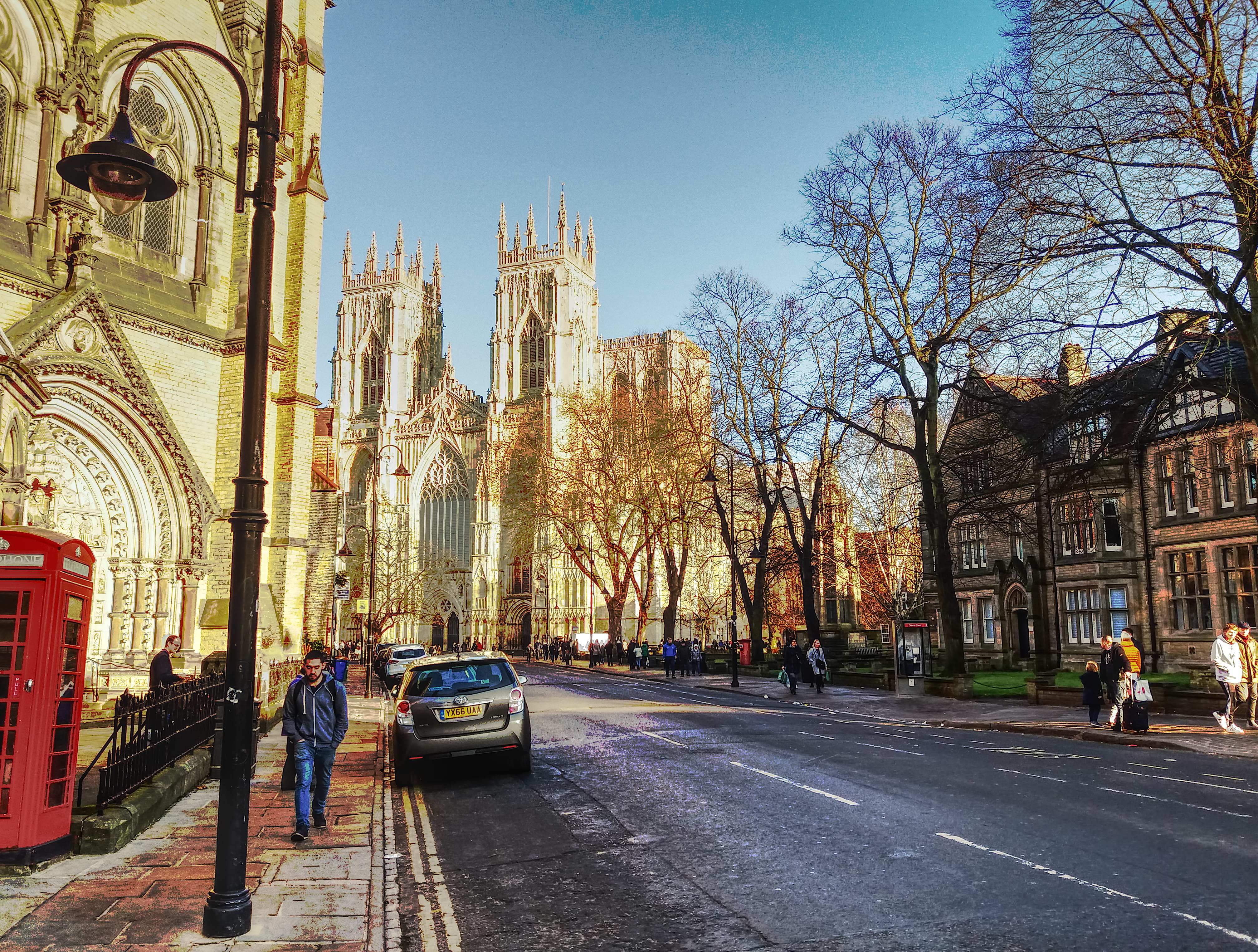 transportation, mode of transportation, outdoors, land vehicle, nature, architecture, sky, history, the cathedral and metropolitical church of st peter in york, HD Wallpaper
