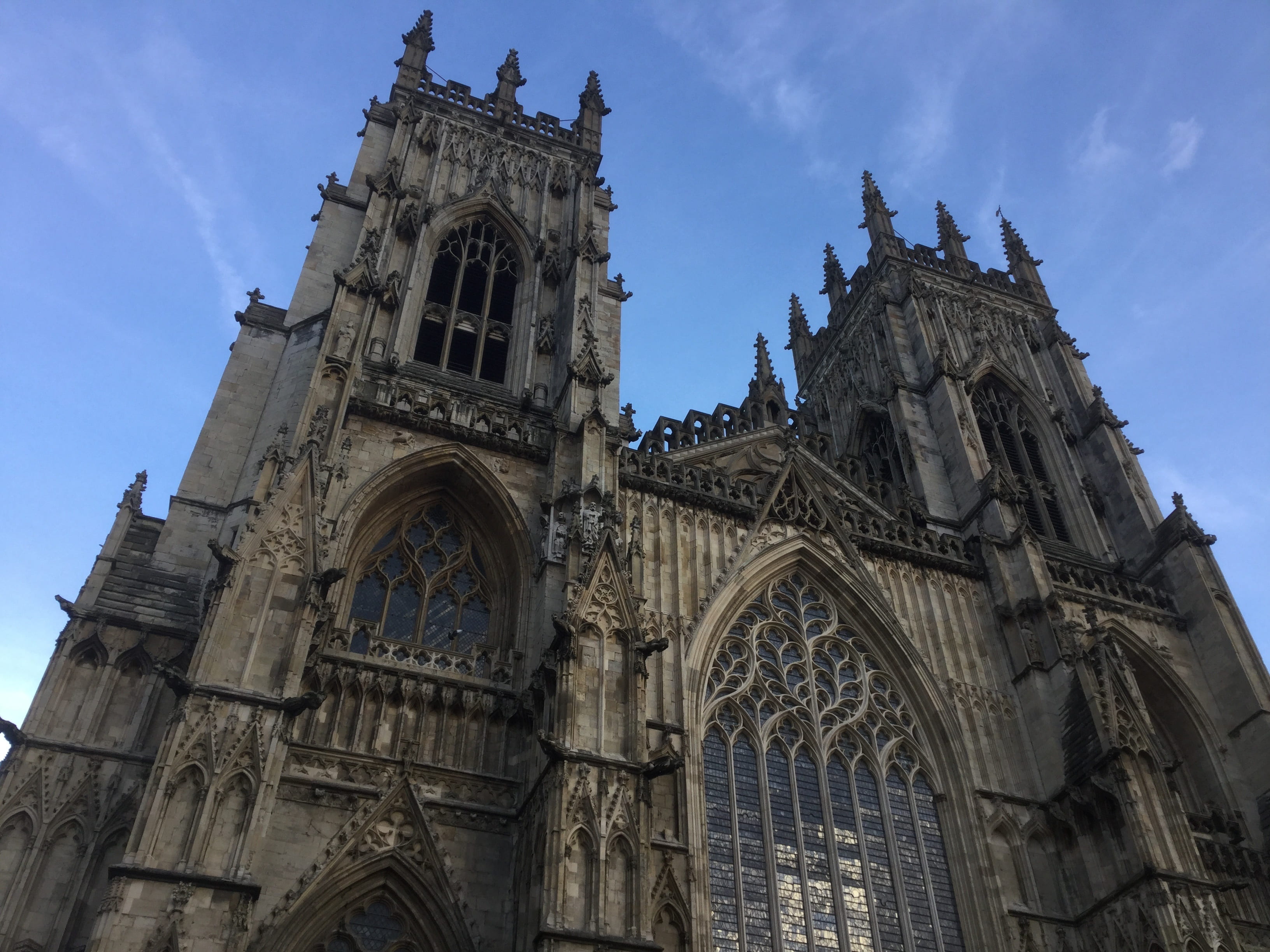yorkshire, outdoors, religion, nature, the past, belief, york minster, sky, history, low angle view, no people, travel destinations, united kingdom, spirituality, HD Wallpaper