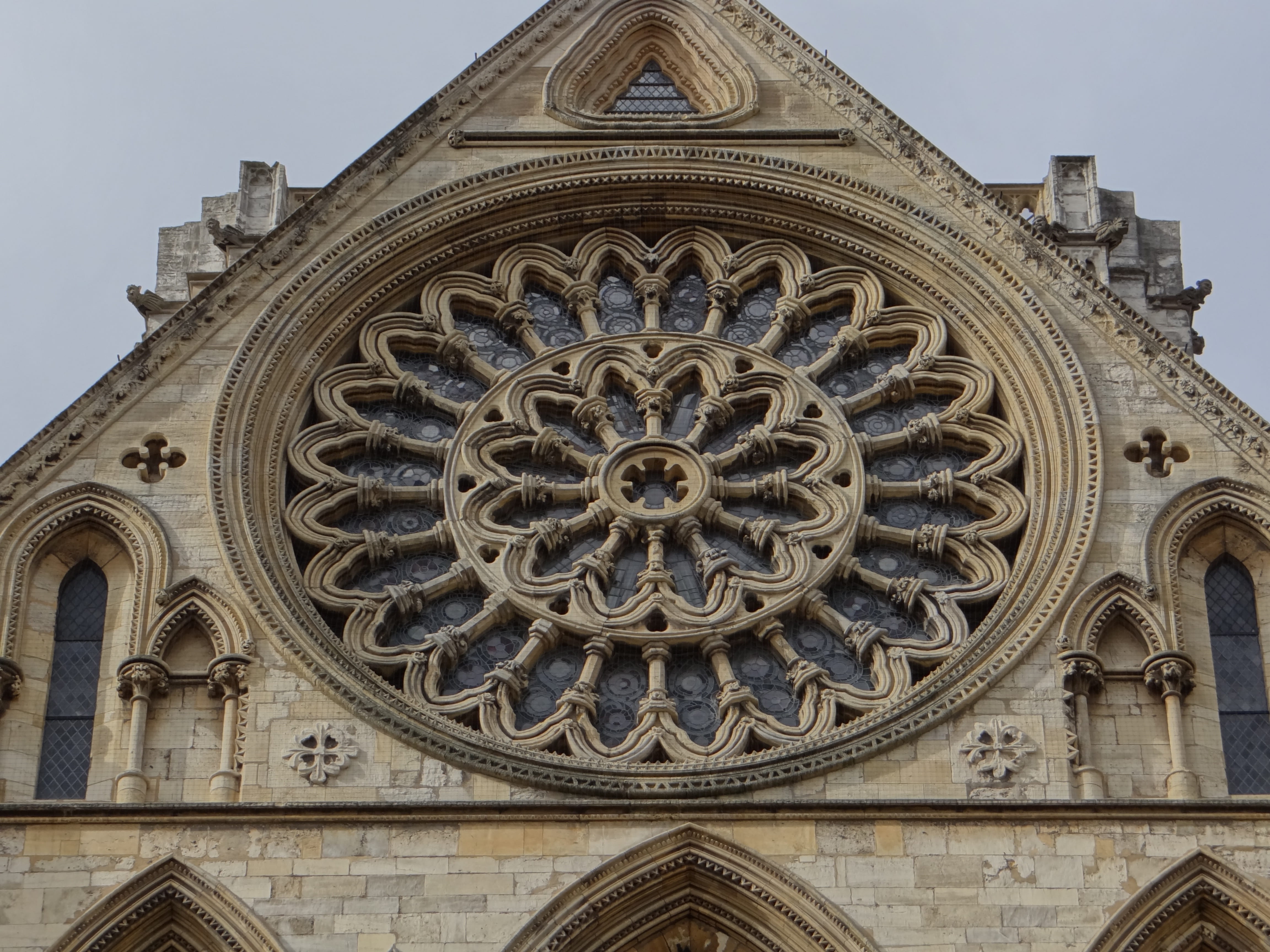 no people, clock, england, spirituality, historically, ornate, rose window, the past, belief, york, minster, travel destinations, history, gothic, cathedral, HD Wallpaper