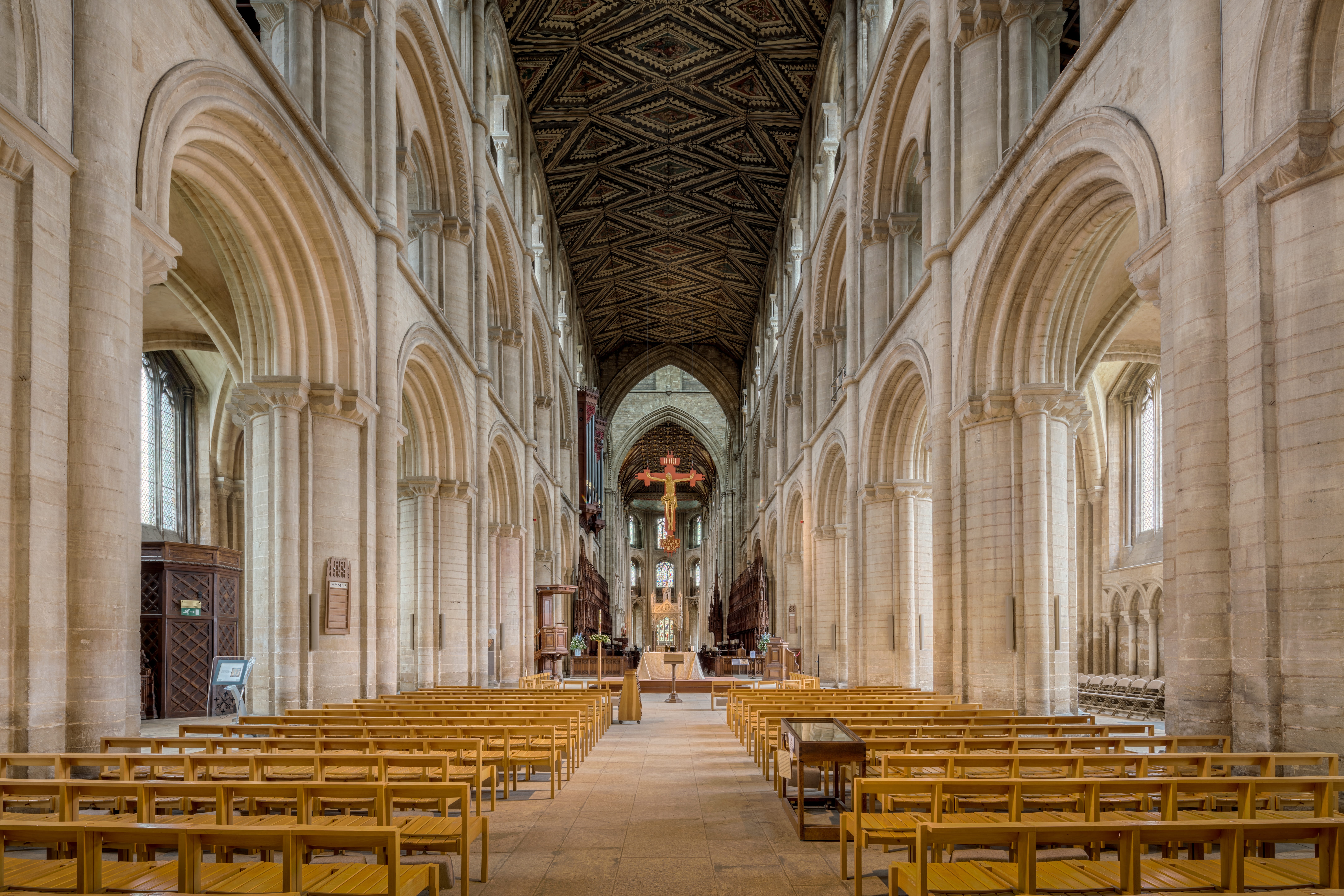 sacred, no people, spirituality, belief, old, 8K, peterborough, place of worship, history, ceiling, english, place, european, peterborough cathedral, the past, HD Wallpaper