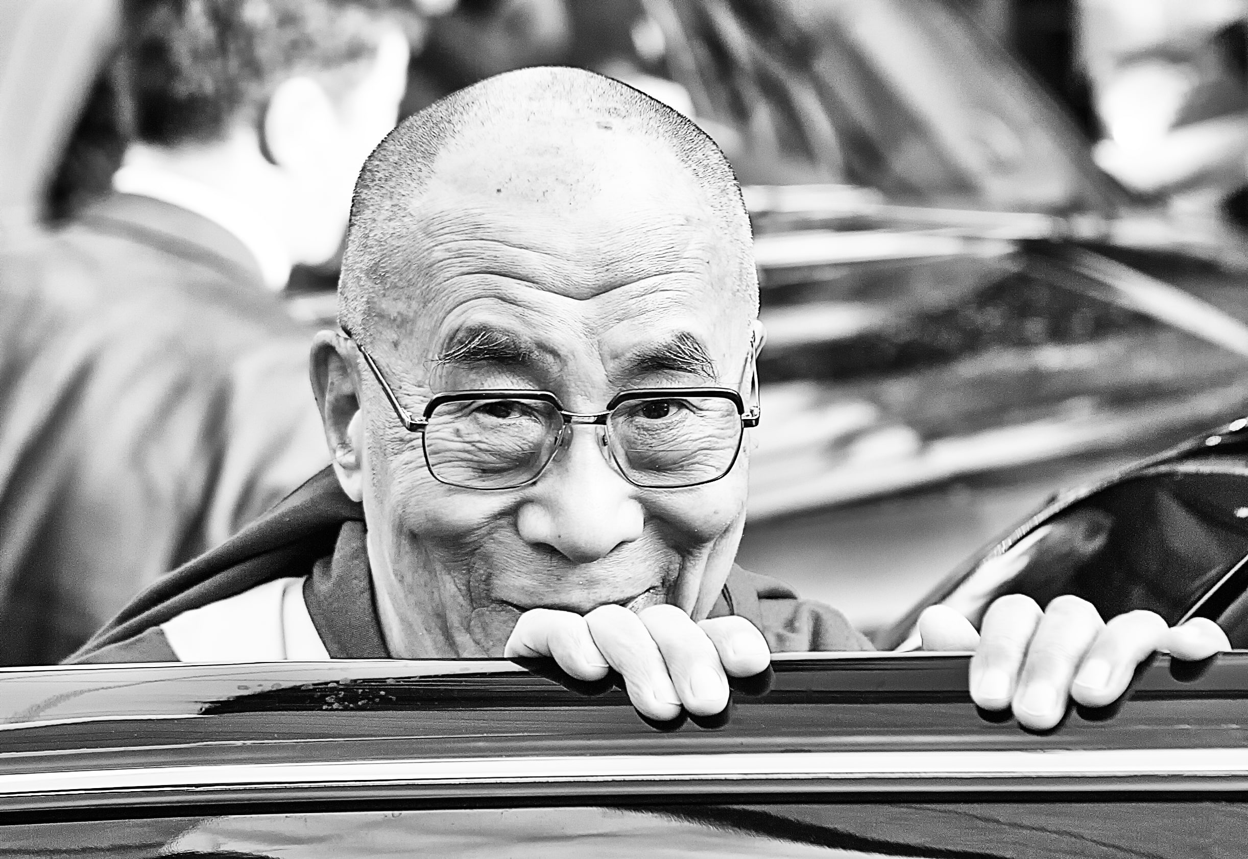 face, smile, 1080P, The Dalai Lama, HD Wallpaper