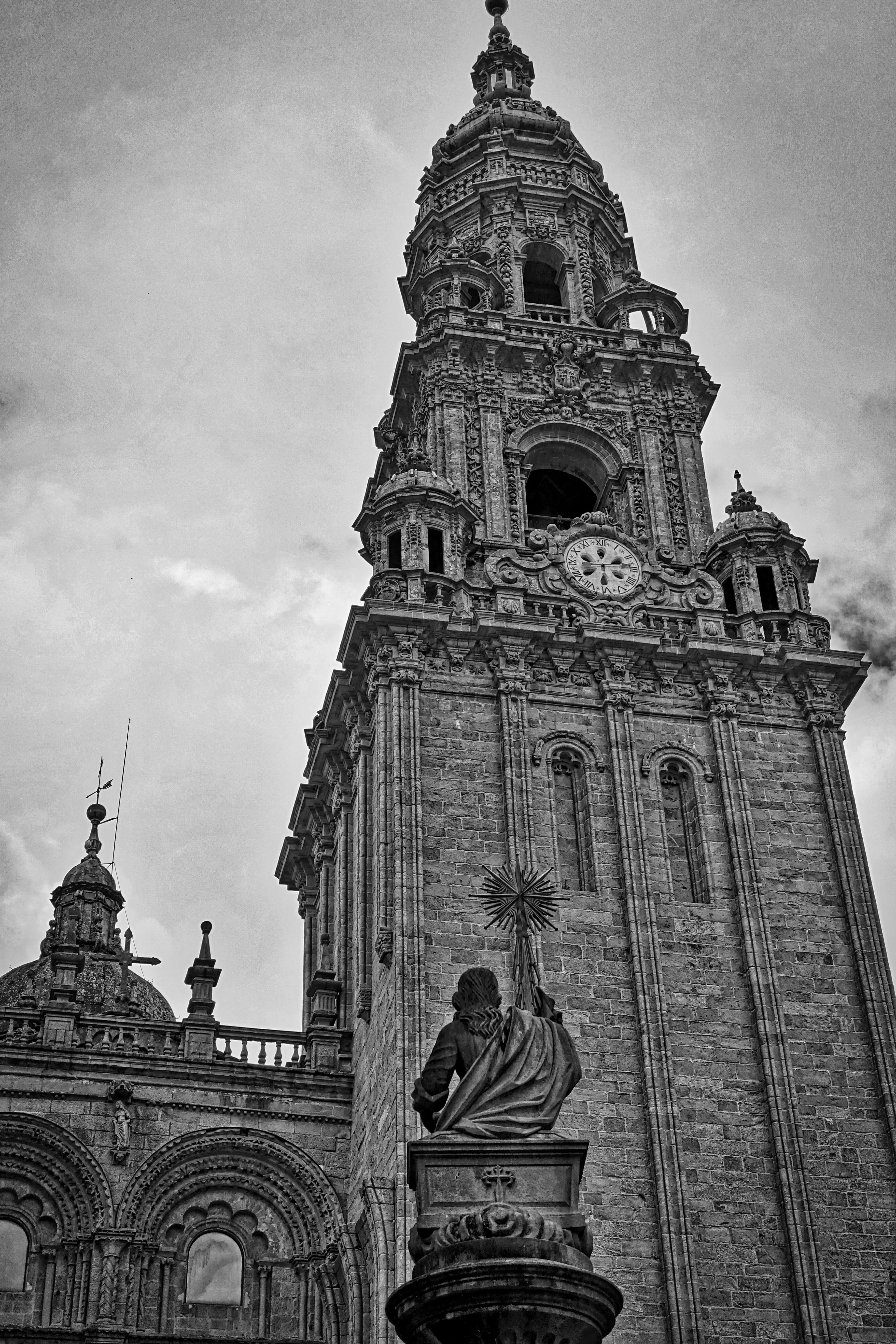 history, the past, stone, building exterior, architecture, historical, gothic style, Spire, exterior, nature, low angle view, ornate, sky, outdoors, tower, Phone HD Wallpaper