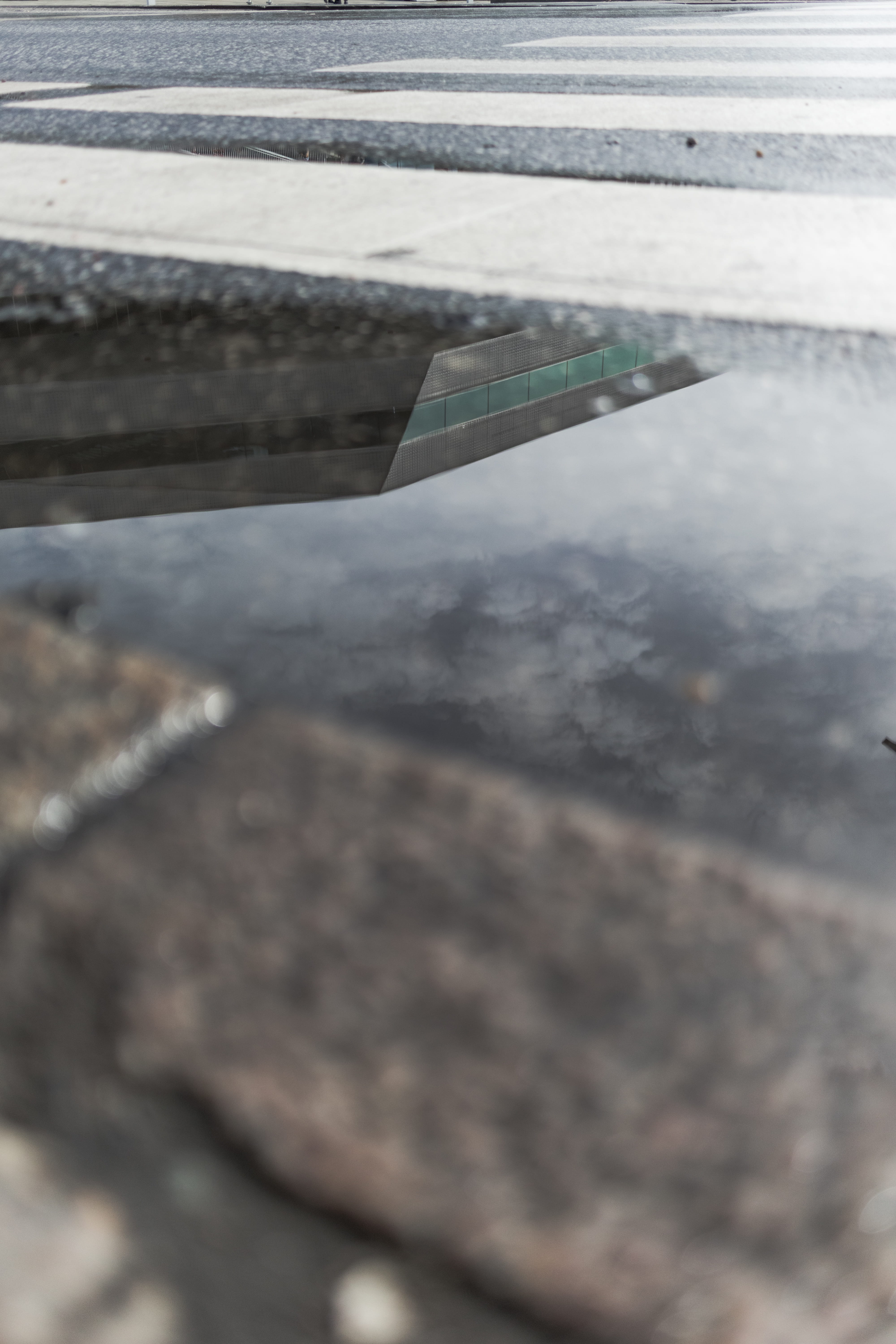 rainy season, wet, sign, puddle, sidewalk, outdoors, nature, dokk1, high angle view, transportation, day, architecture, protection, street, no people, rainy, Phone HD Wallpaper