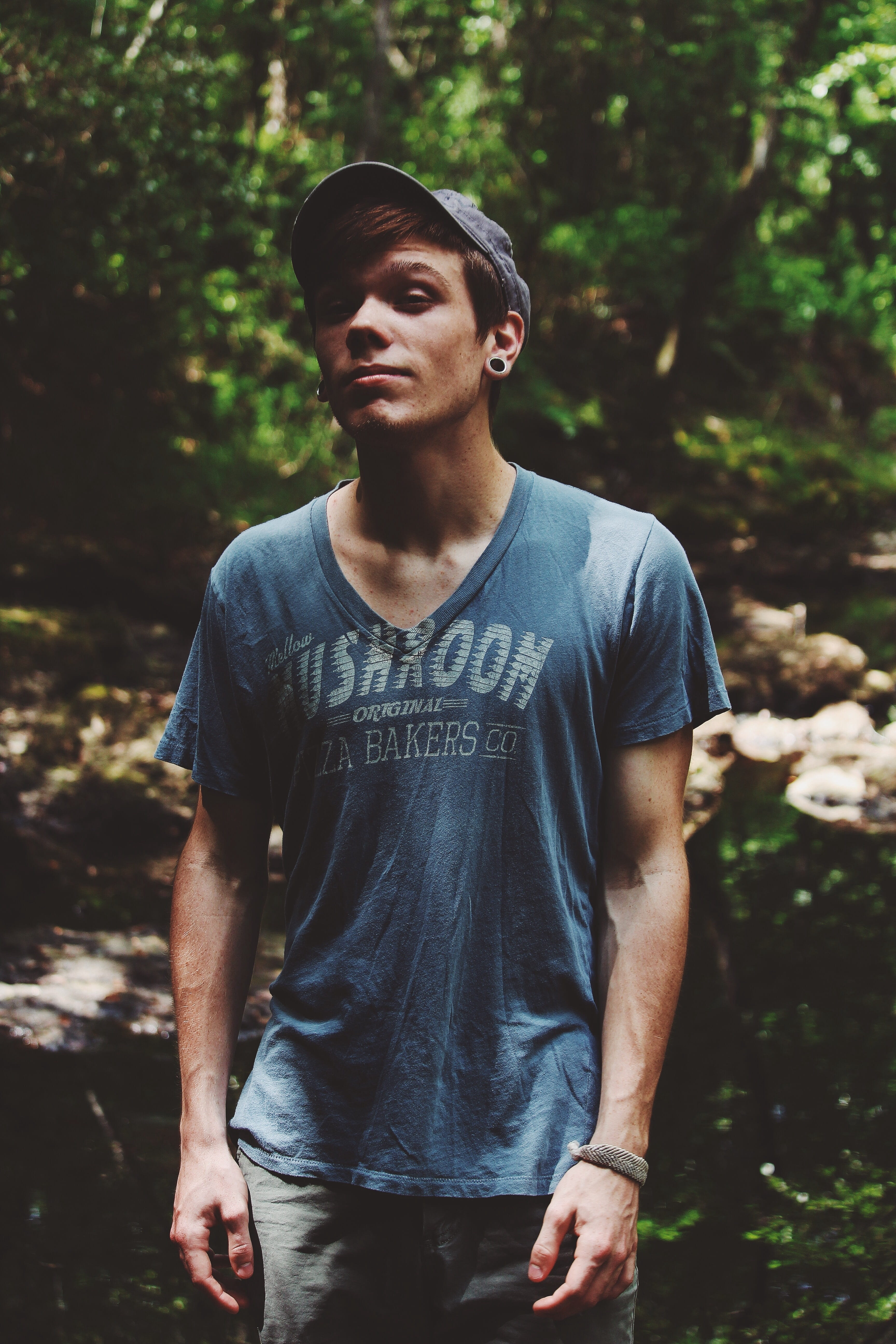 adult, lifestyles, men, looking away, wild, real people, caucasian Ethnicity, shirt, v-neck shirt, young Adult, outdoors, focus on foreground, leisure activity, Phone HD Wallpaper