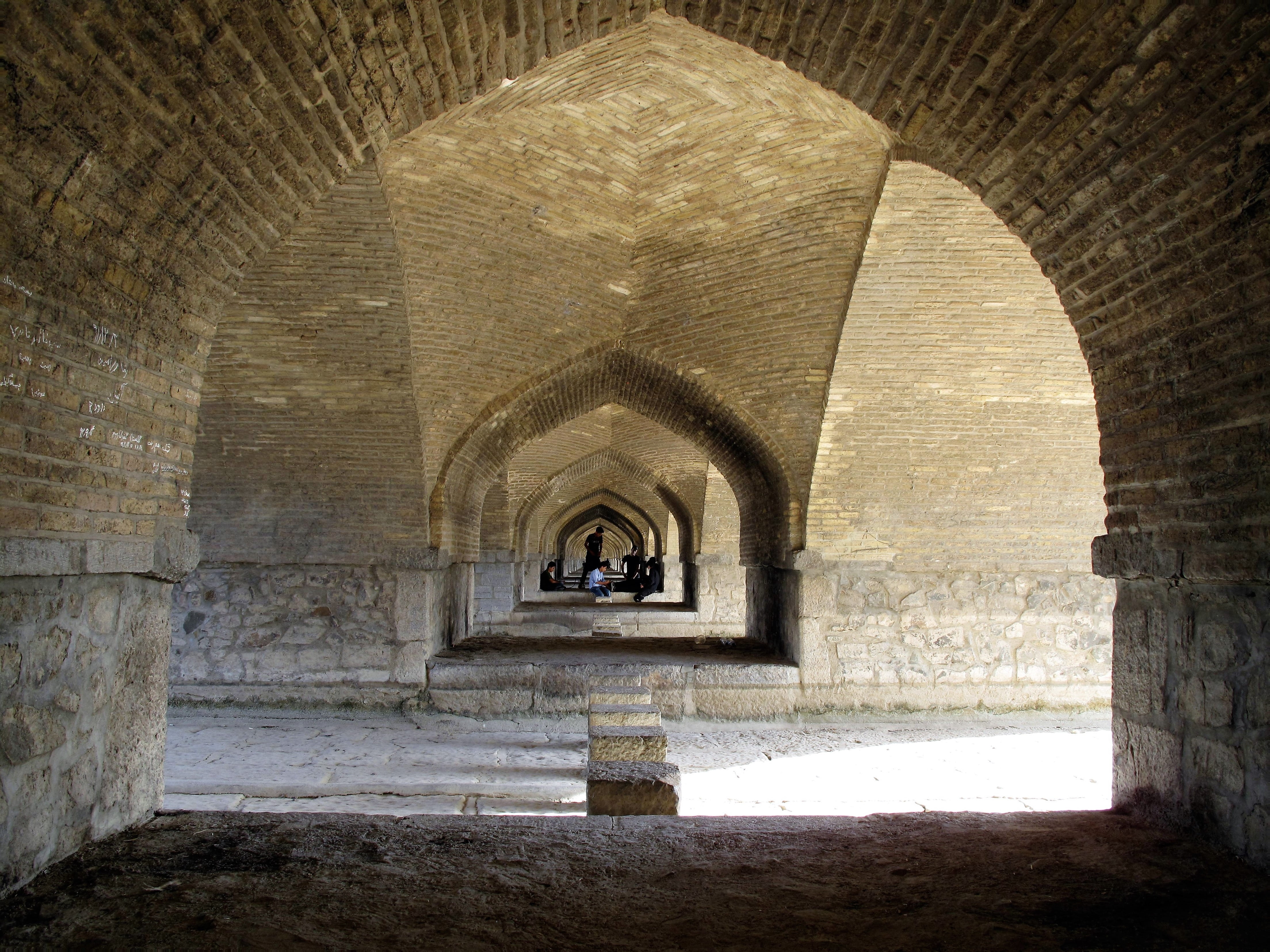 no people, architectural column, history, the way forward, insight, esfahan, indoors, religion, old, arcade, arch, bridge, 4K, place of worship, landmark, HD Wallpaper