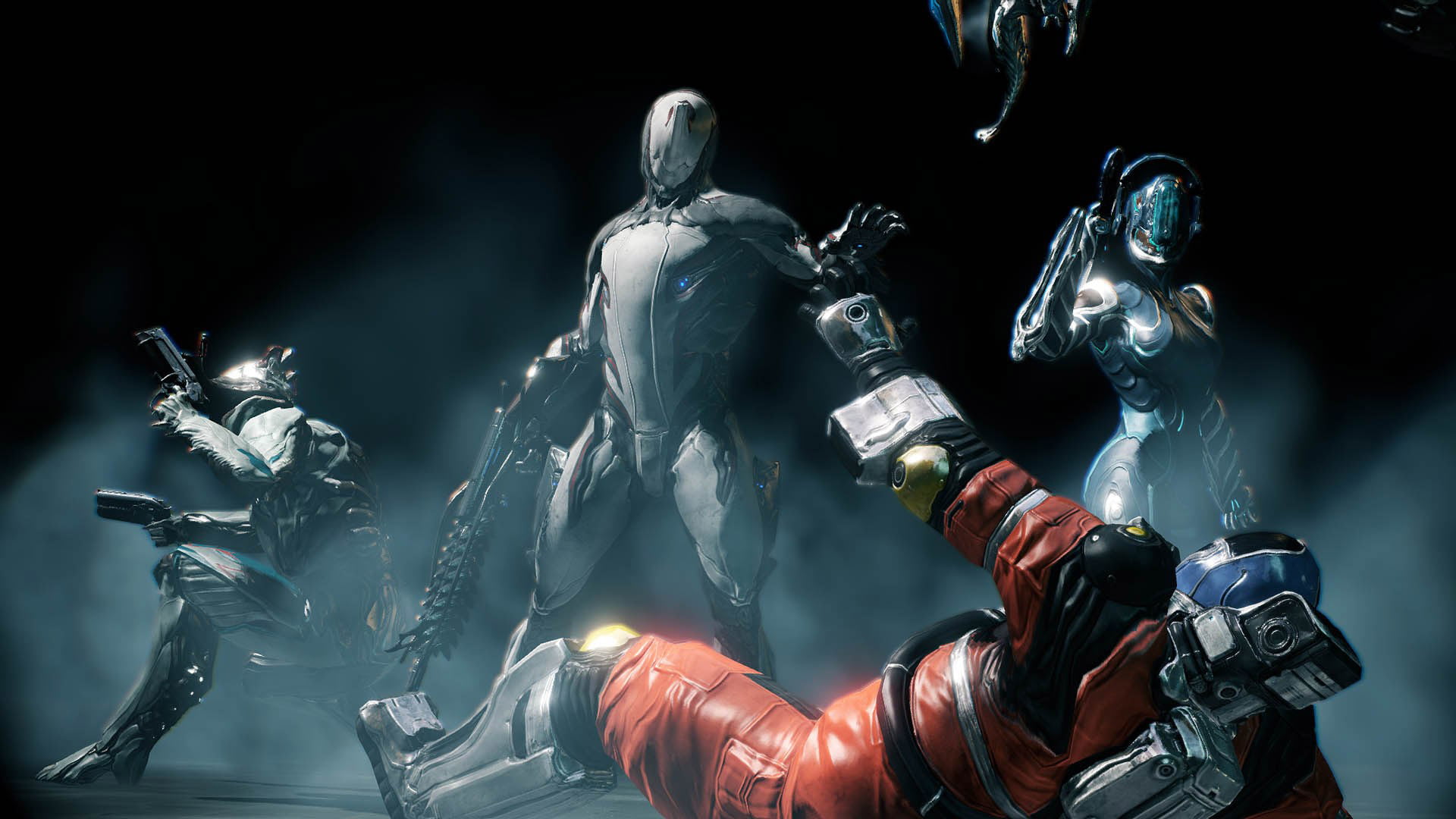 1080P, digital art, Warframe, science fiction, video game art, video games, Excalibur (Warframe), HD Wallpaper