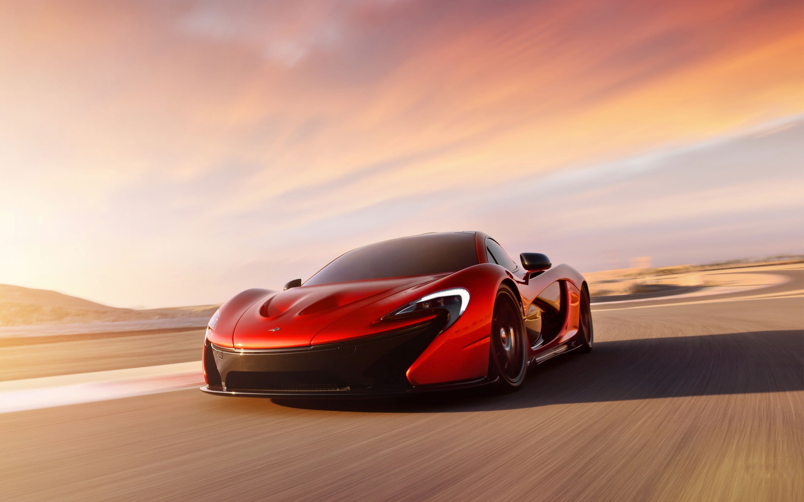 nature, driving, mode of transportation, p, road, auto, luxury, sky, speed, hd, racecar, mclaren, sports race, maclaren, motion, motor vehicle, sports car, HD Wallpaper