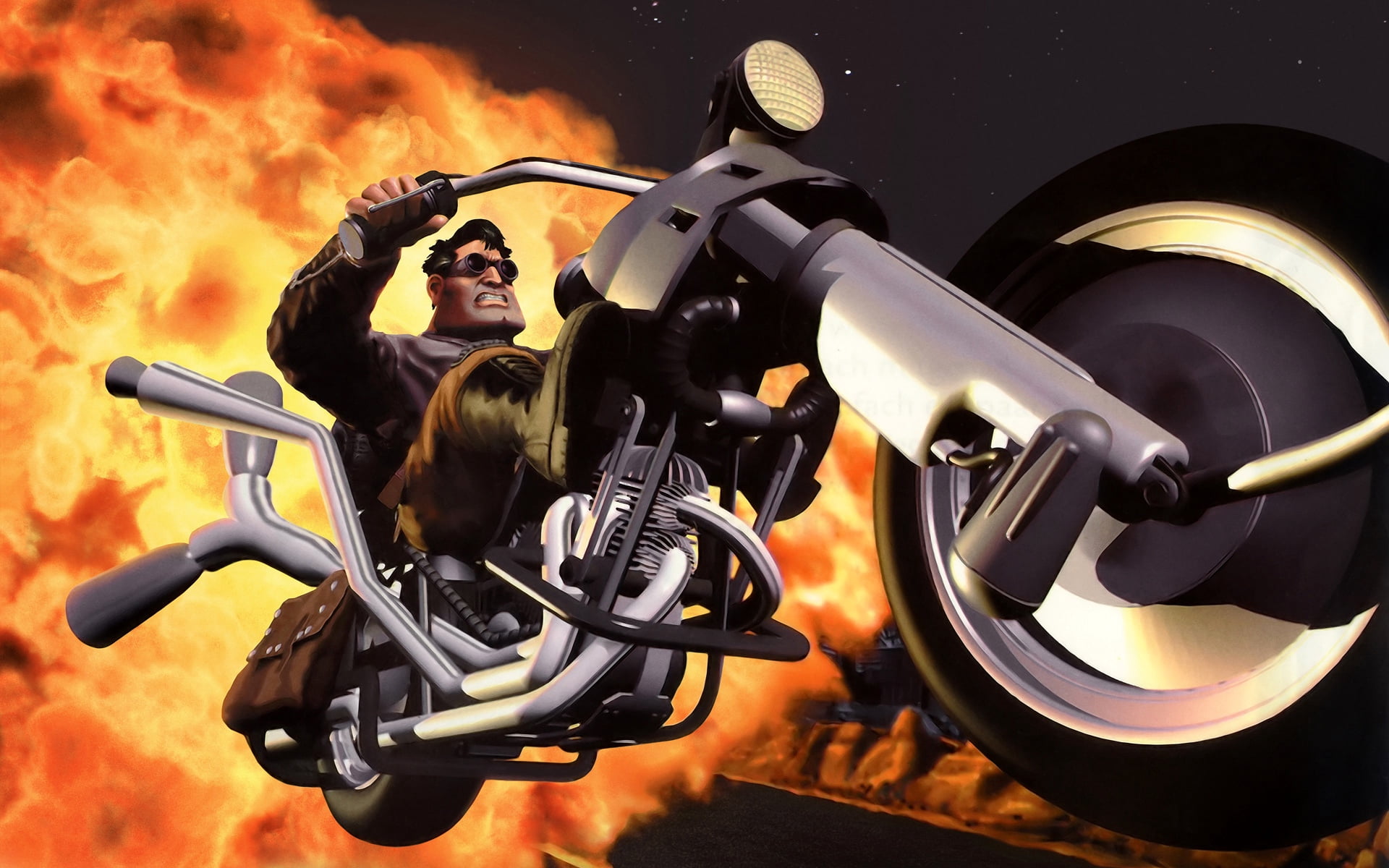 holding, indoors, 1080P, young men, biker, flame, quest, motion, people, aggression, character, speed, orange color, fire - natural phenomenon, outdoors, HD Wallpaper