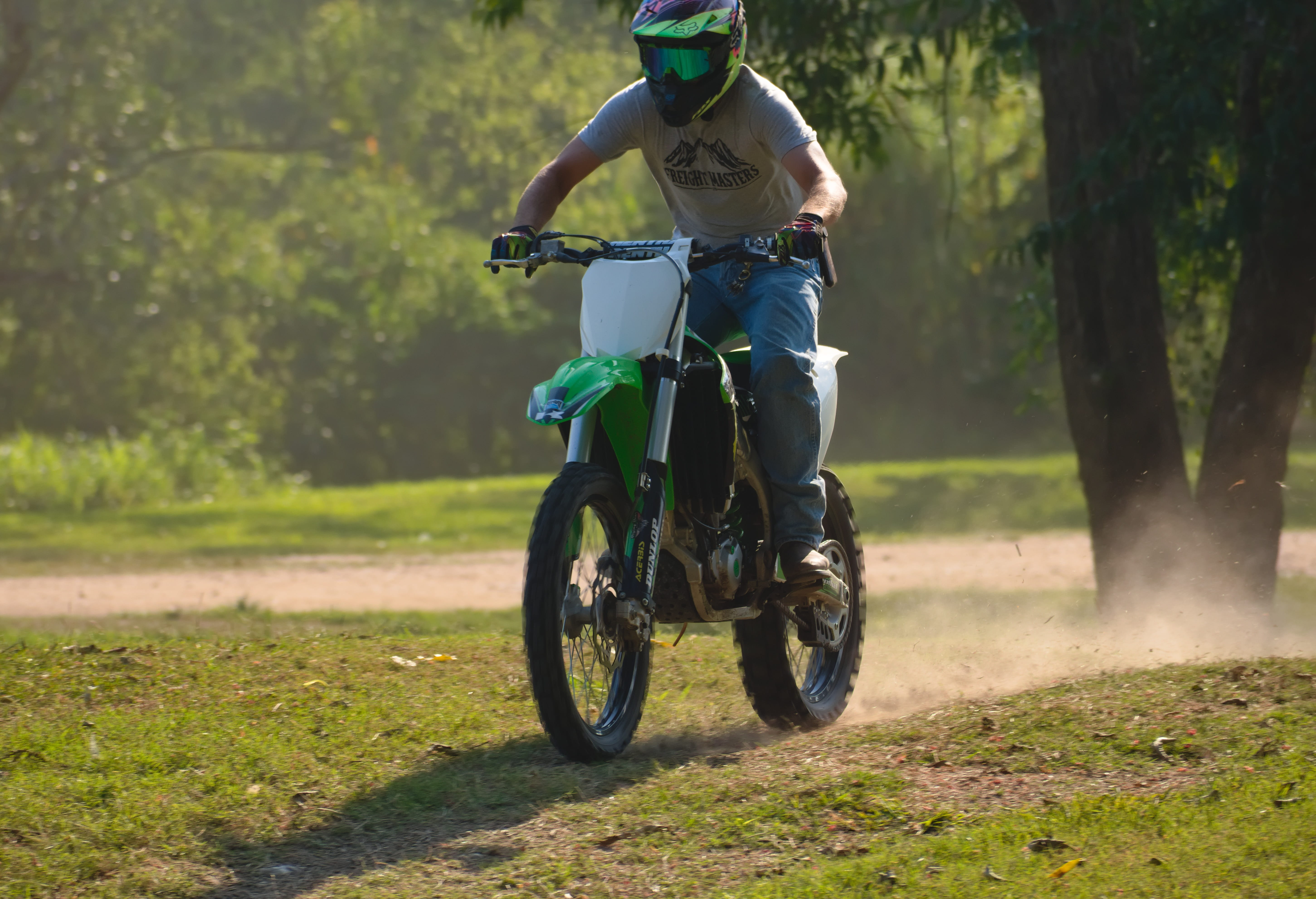 belize, full length, day, real people, field, nature, plant, ride, motocross, race, recreation sport, mode of transportation, lifestyles, kawasaki, riding, HD Wallpaper