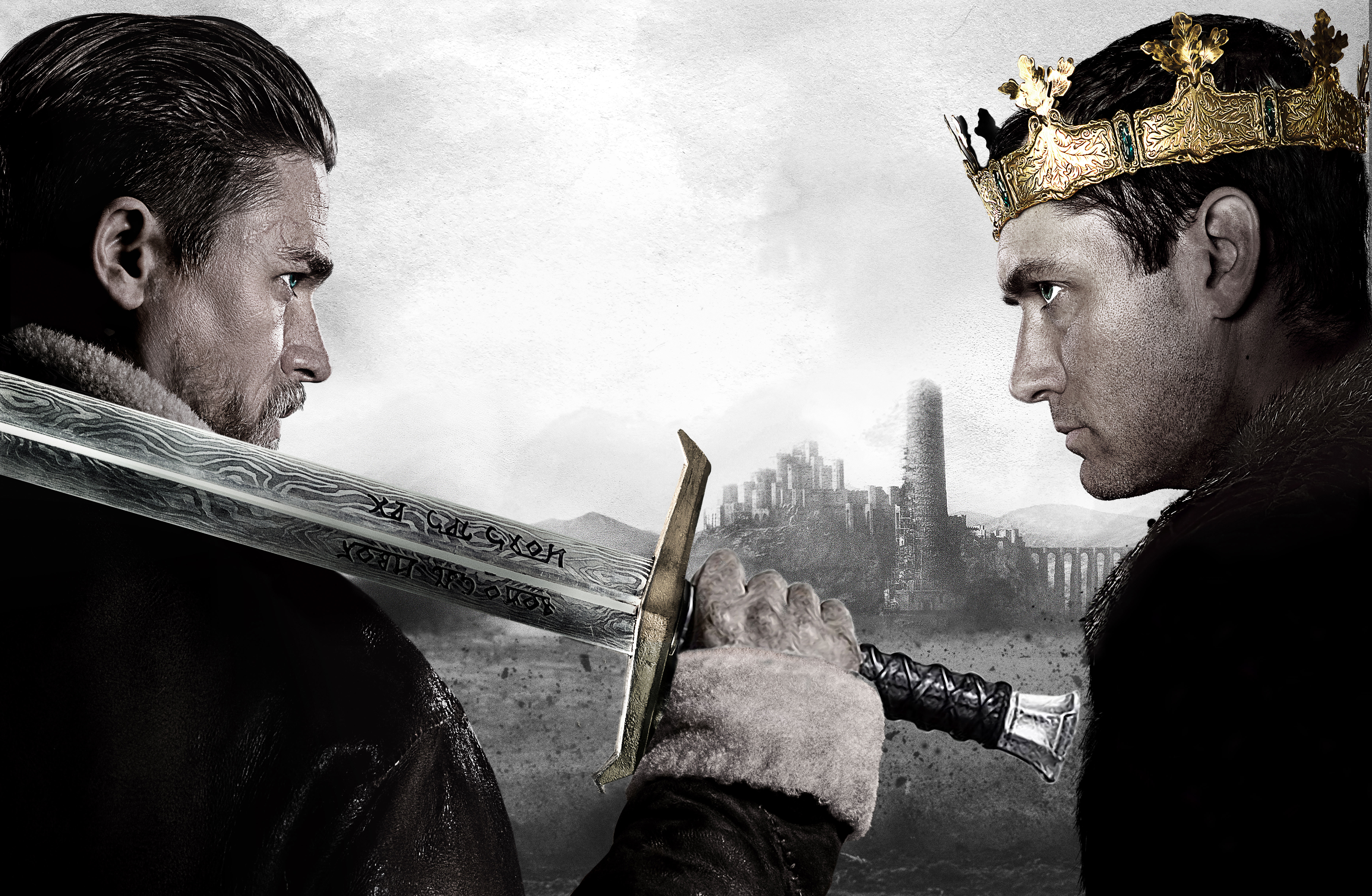 Jude Law, King Arthur: Legend of the Sword, 2017, 8K, 4K, 5K, Charlie Hunnam, HD Wallpaper