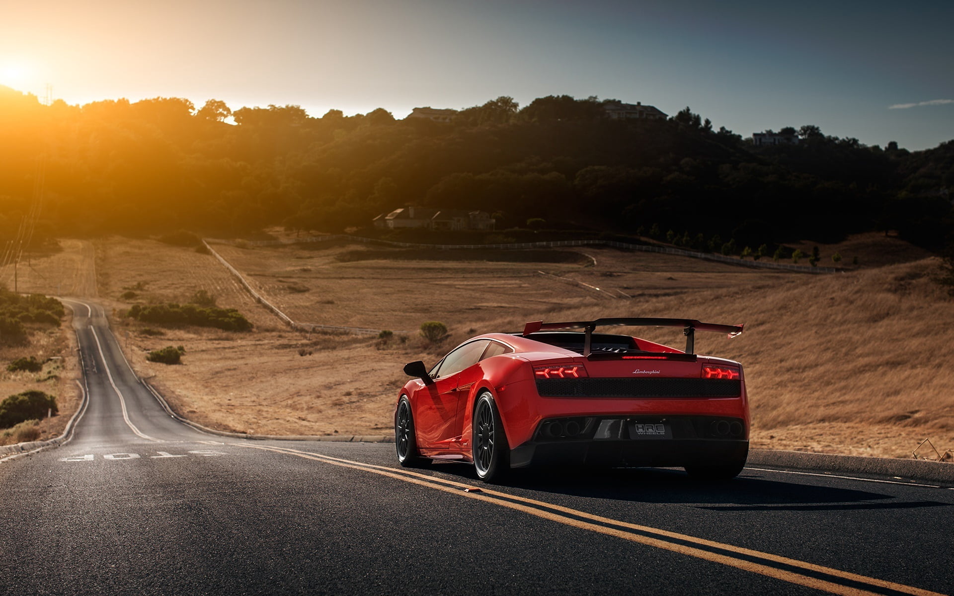 plant, driving, sports Car, journey, highway, lp570-4, no People, transportation, engine, scenics, tree, mode of Transport, mountain, motor Vehicle, sport, HD Wallpaper
