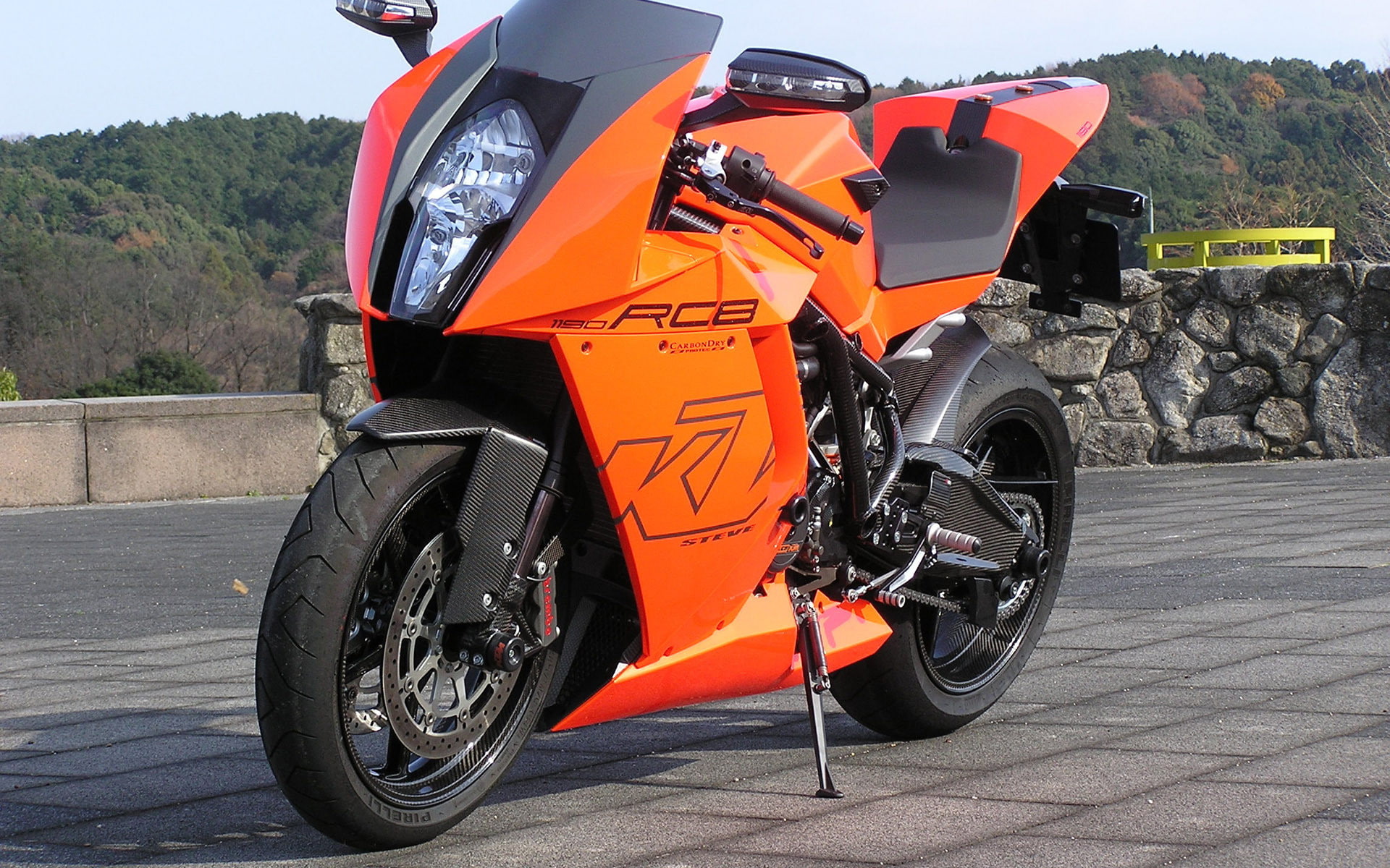 KTM, 1190, hd, KTM 1190 RC8, motorcycle, 1080P, motorcycles, RC8, 1920x1200, HD Wallpaper
