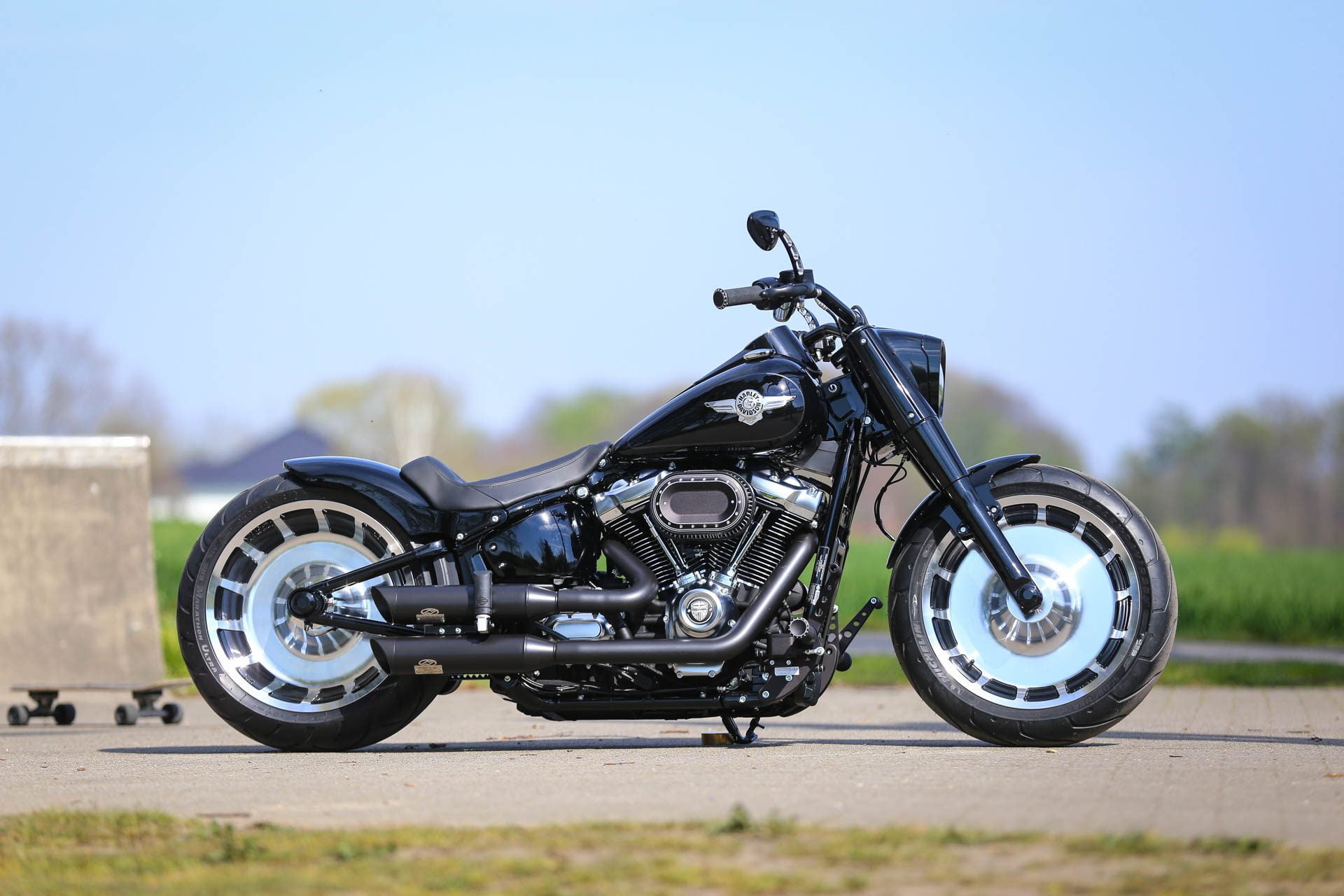 Harley-Davidson, Motorcycles, Thunderbike Customs, 1080P, Custom Motorcycle, HD Wallpaper