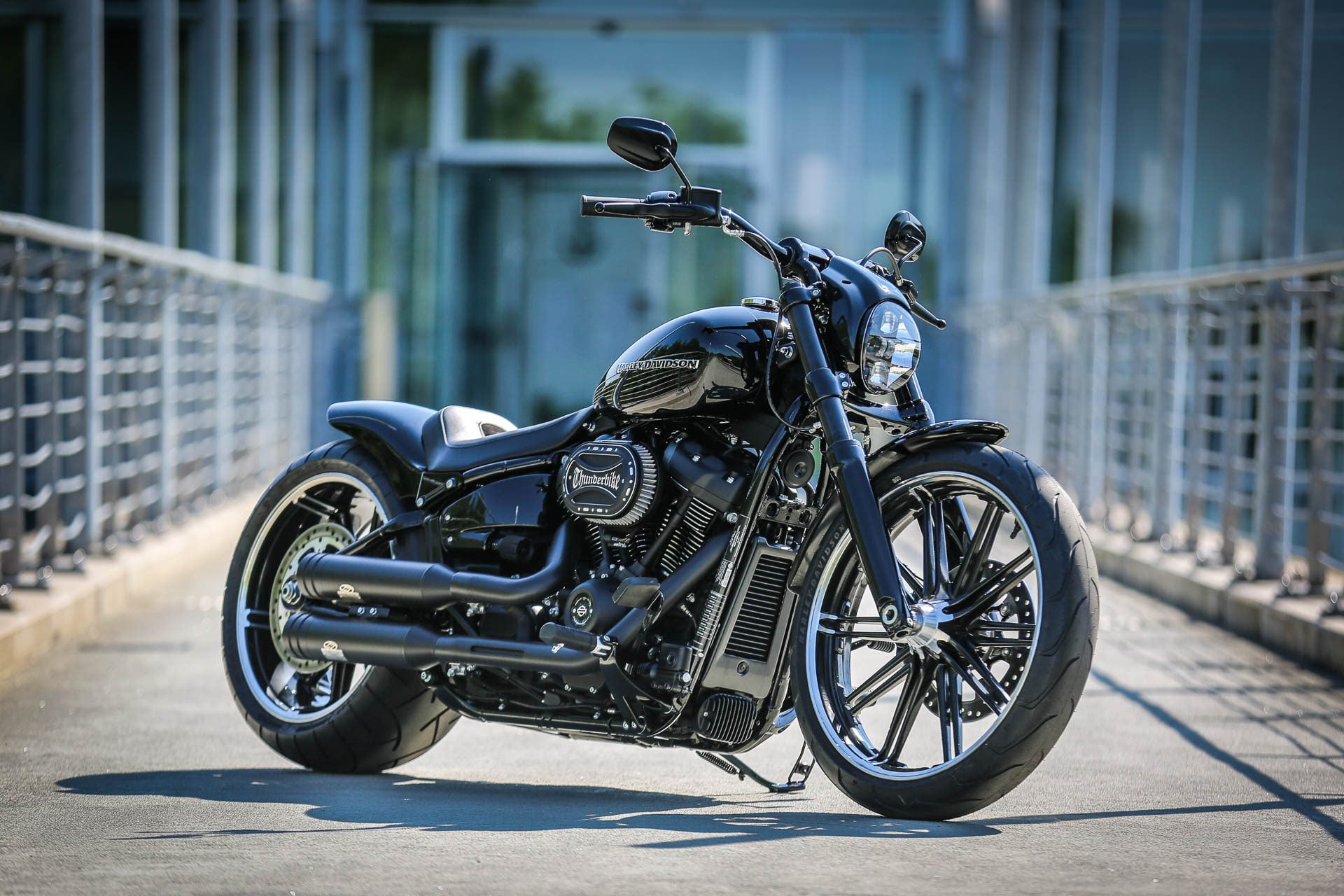 Custom Motorcycle, 1080P, Motorcycles, Thunderbike Customs, Harley-Davidson, HD Wallpaper