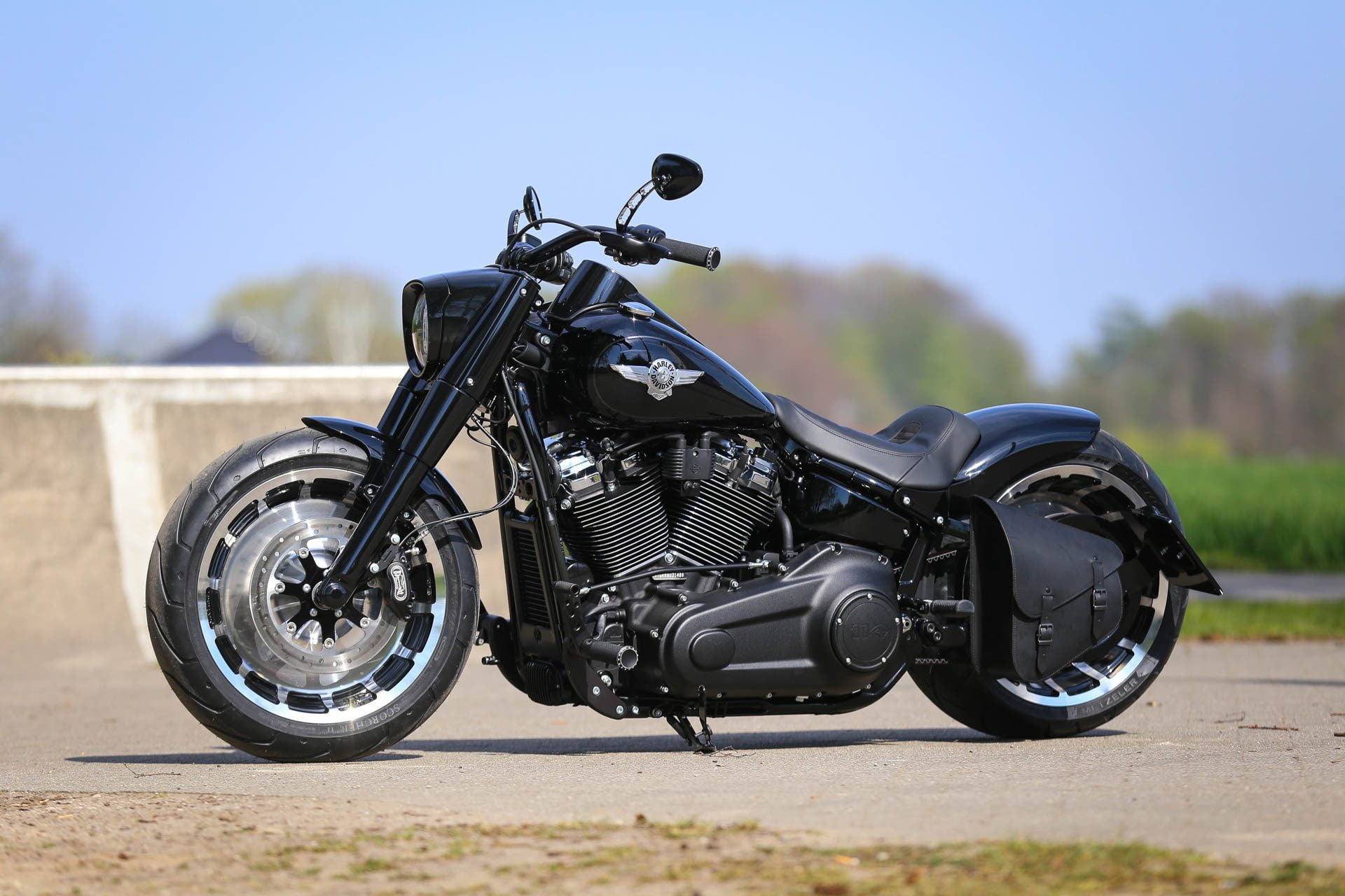 Motorcycles, Custom Motorcycle, Thunderbike Customs, Harley-Davidson, 1080P, HD Wallpaper