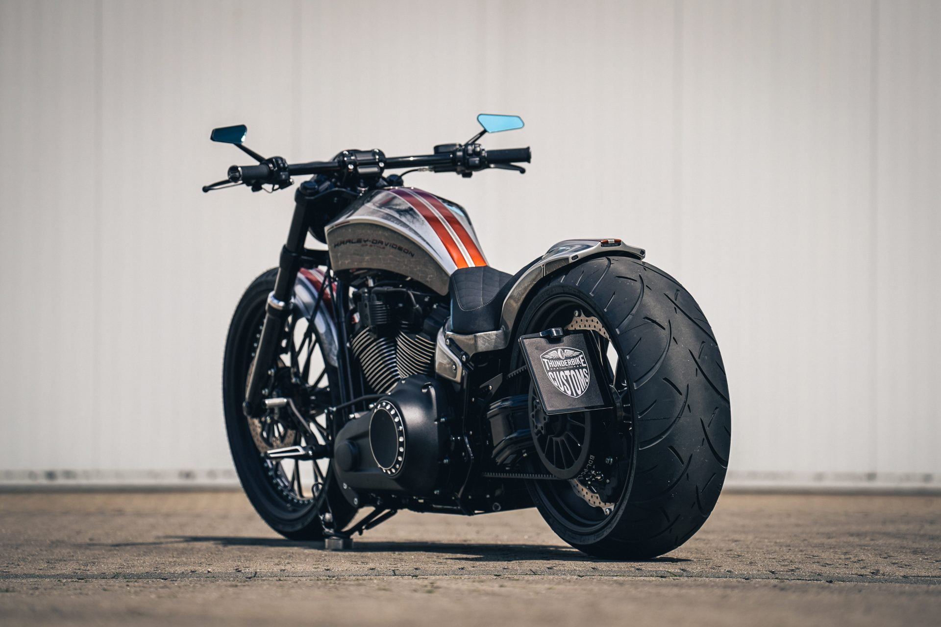 Thunderbike Customs, Custom Motorcycle, 1080P, Harley-Davidson, Motorcycles, HD Wallpaper