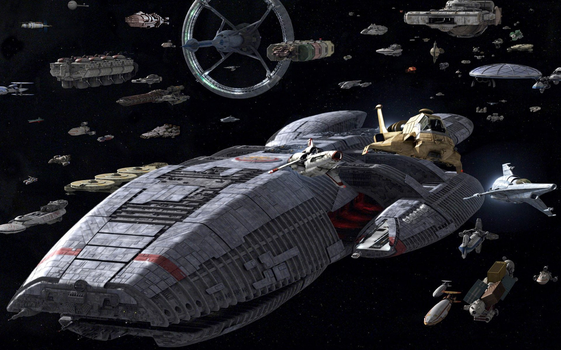 1080P, Battlestar Galactica (2003), Battlestar Galactica, HD Wallpaper