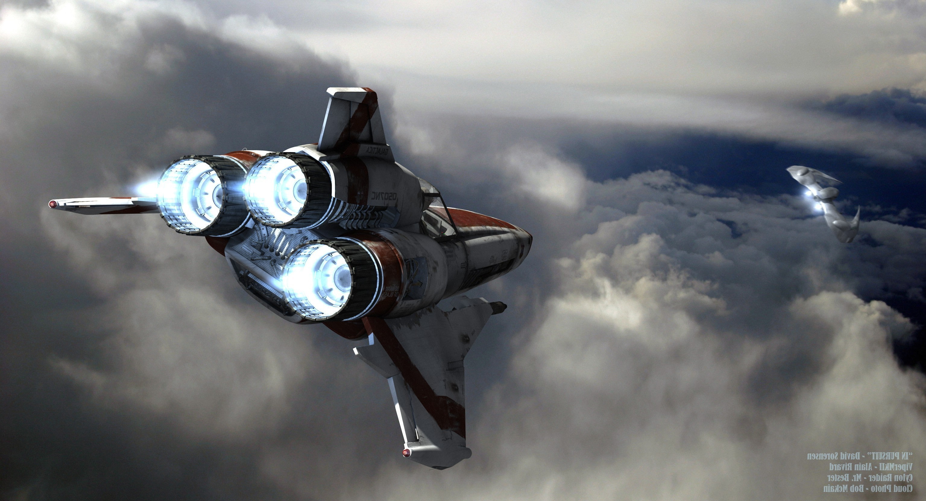 transportation, sky, no people, airplane, retro styled, outdoors, aggression, cloud - sky, mode of transportation, aerospace industry, above, overcast, HD Wallpaper