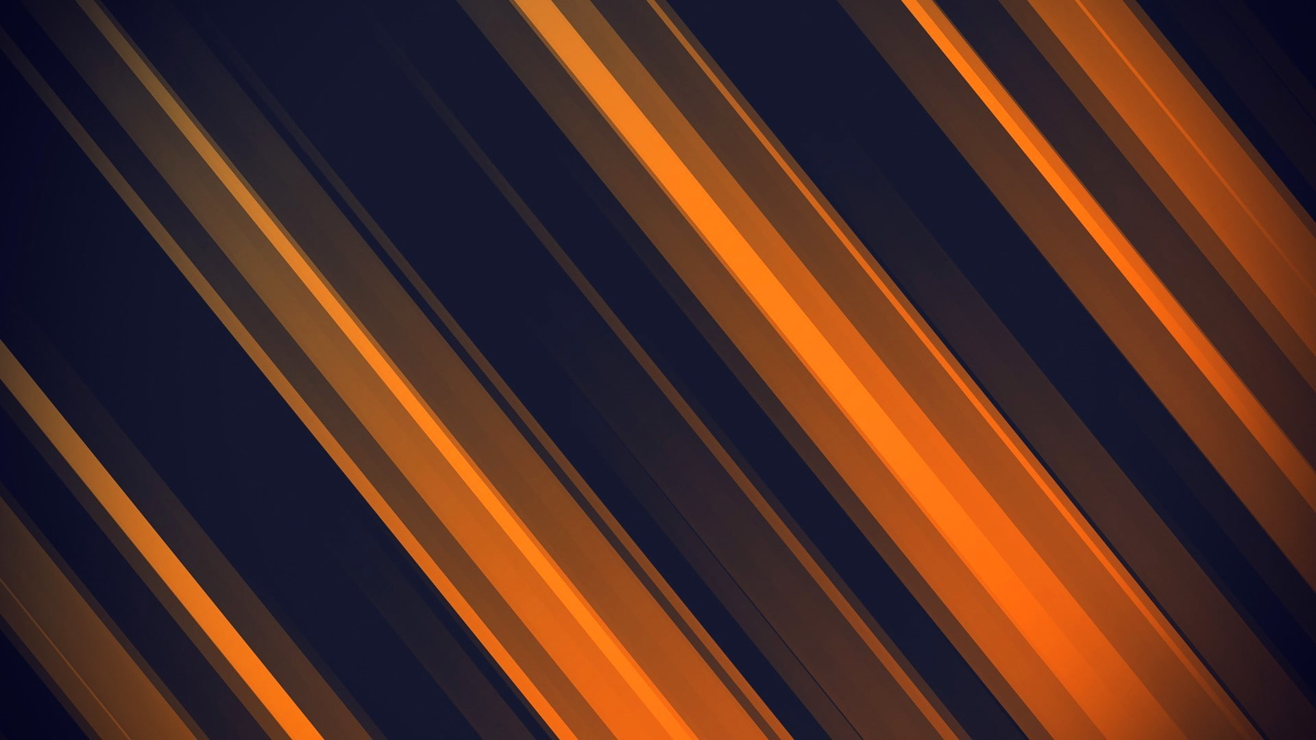 minimalism, lines, 1080P, orange, stripes, HD Wallpaper