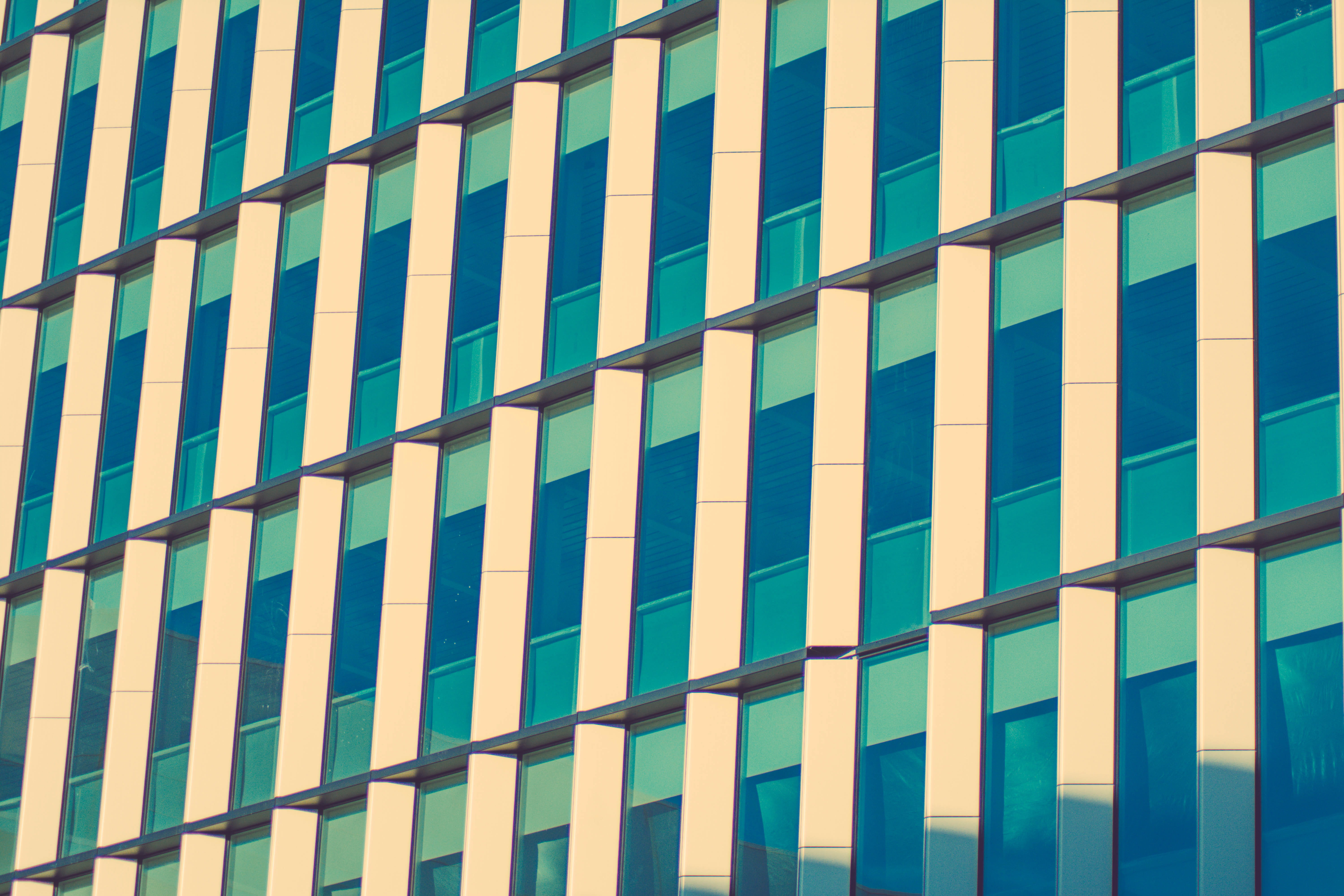 glass - material, window, no people, low angle view, futuristic, texture, 5K, backgrounds, outdoors, modern, skyscraper, minimal, office building exterior, HD Wallpaper
