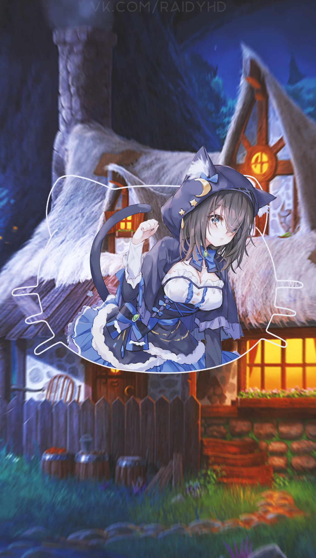 720P, anime girls, anime, Sagisawa Fumika, picture-in-picture, Phone HD Wallpaper