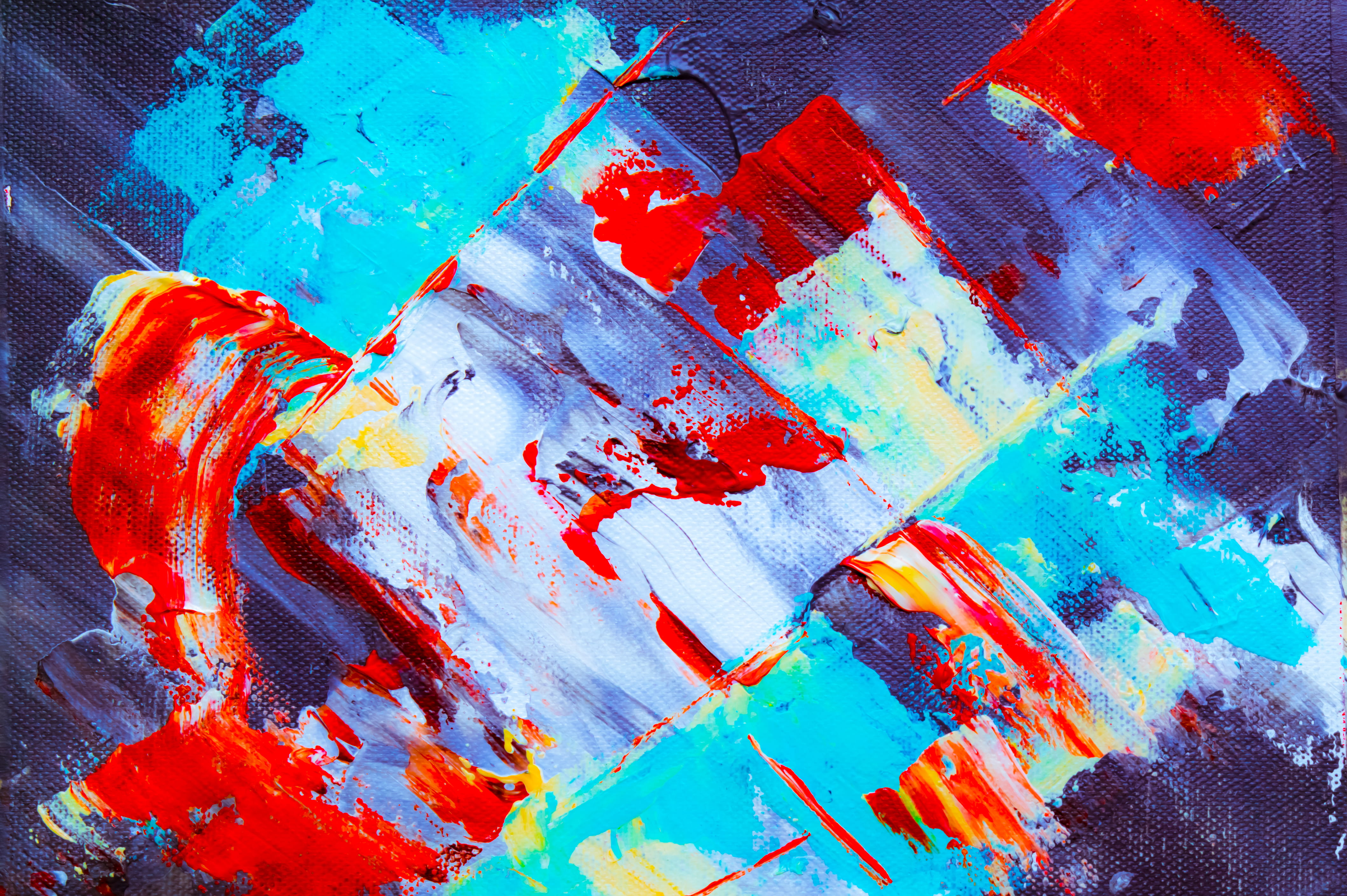 vibrant color, textured, abstract painting, paint, art and craft equipment, mural, art and craft, canvas, painted, acrylic painting, close-up, full frame, HD Wallpaper
