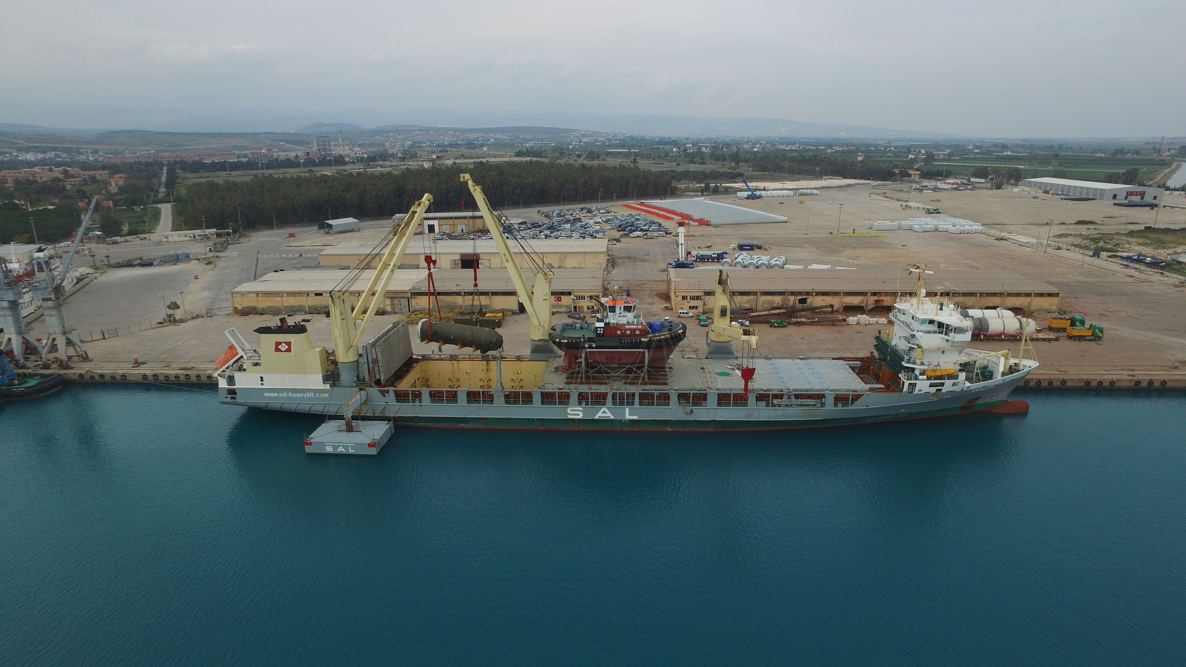 city, high angle view, architecture, no people, nature, day, cityscape, ship, 4K, freight transportation, pier, nautical vessel, harbor, waterfront, Turkey, HD Wallpaper