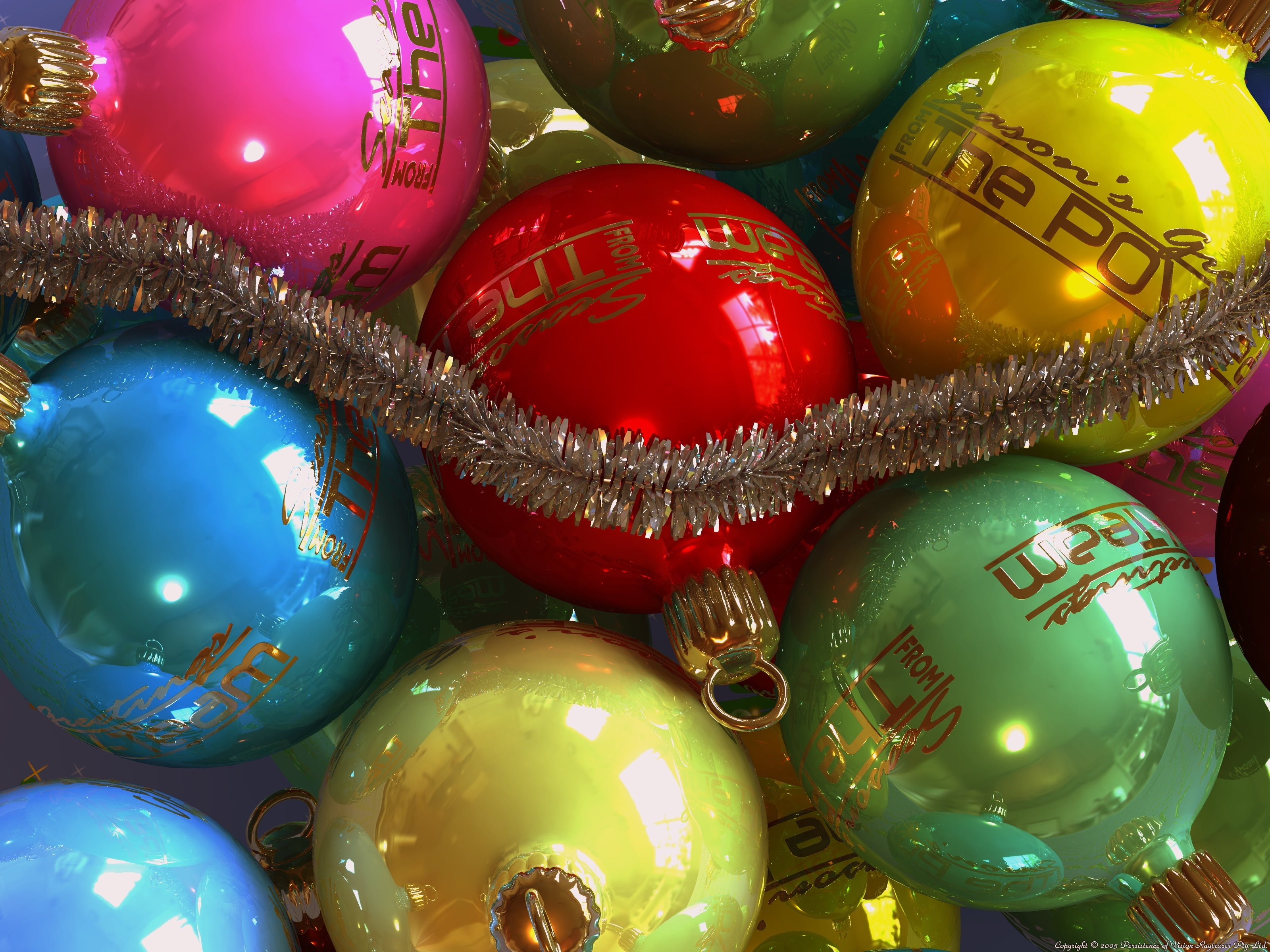 new year, multi Colored, group of Objects, high angle view, shiny, red, event, no People, close-up, christmas, still life, indoors, decoration, bauble, HD Wallpaper
