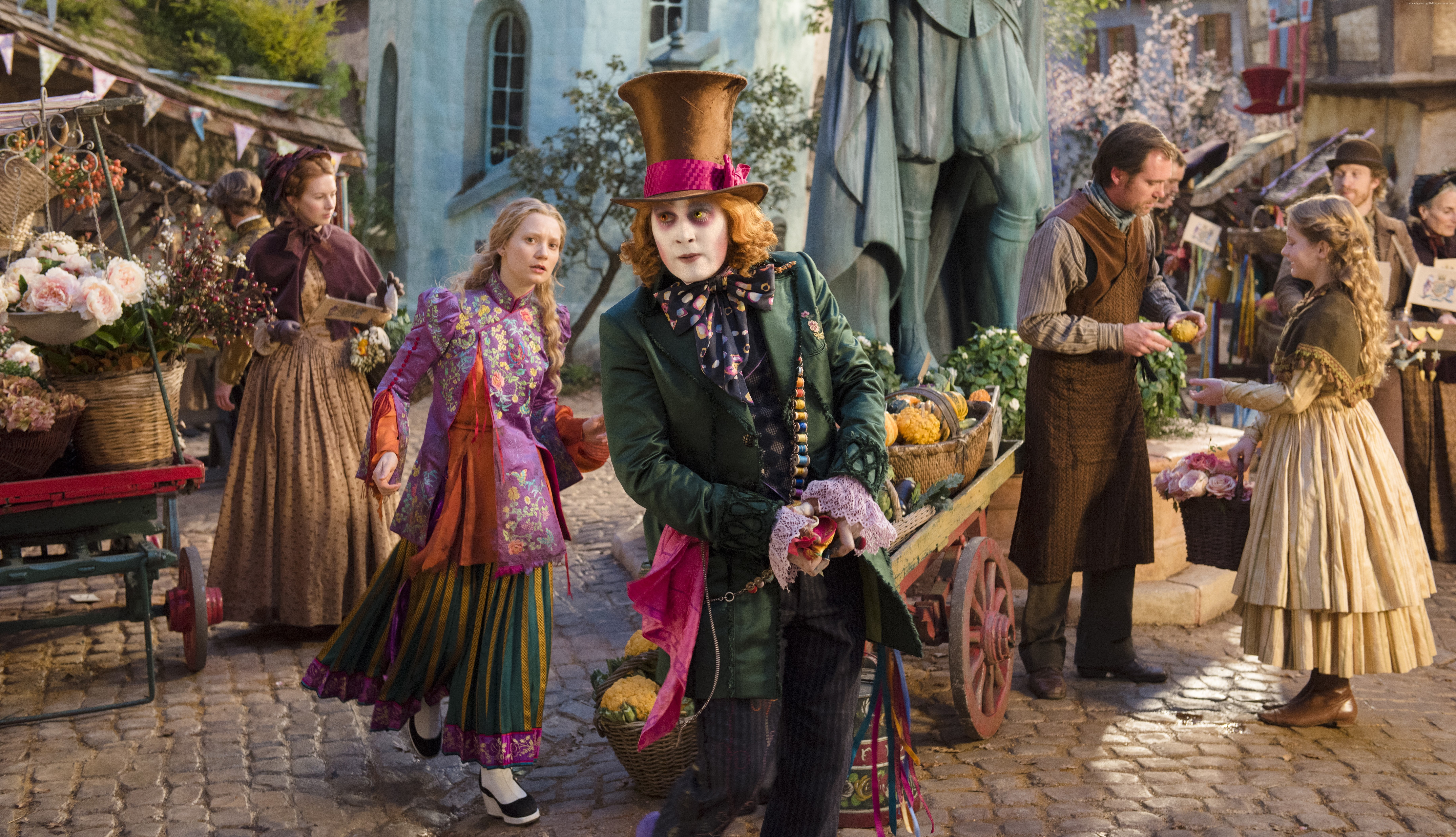 Alice Through the Looking Glass, jonny depp, best movies of 2016, 5K, HD Wallpaper
