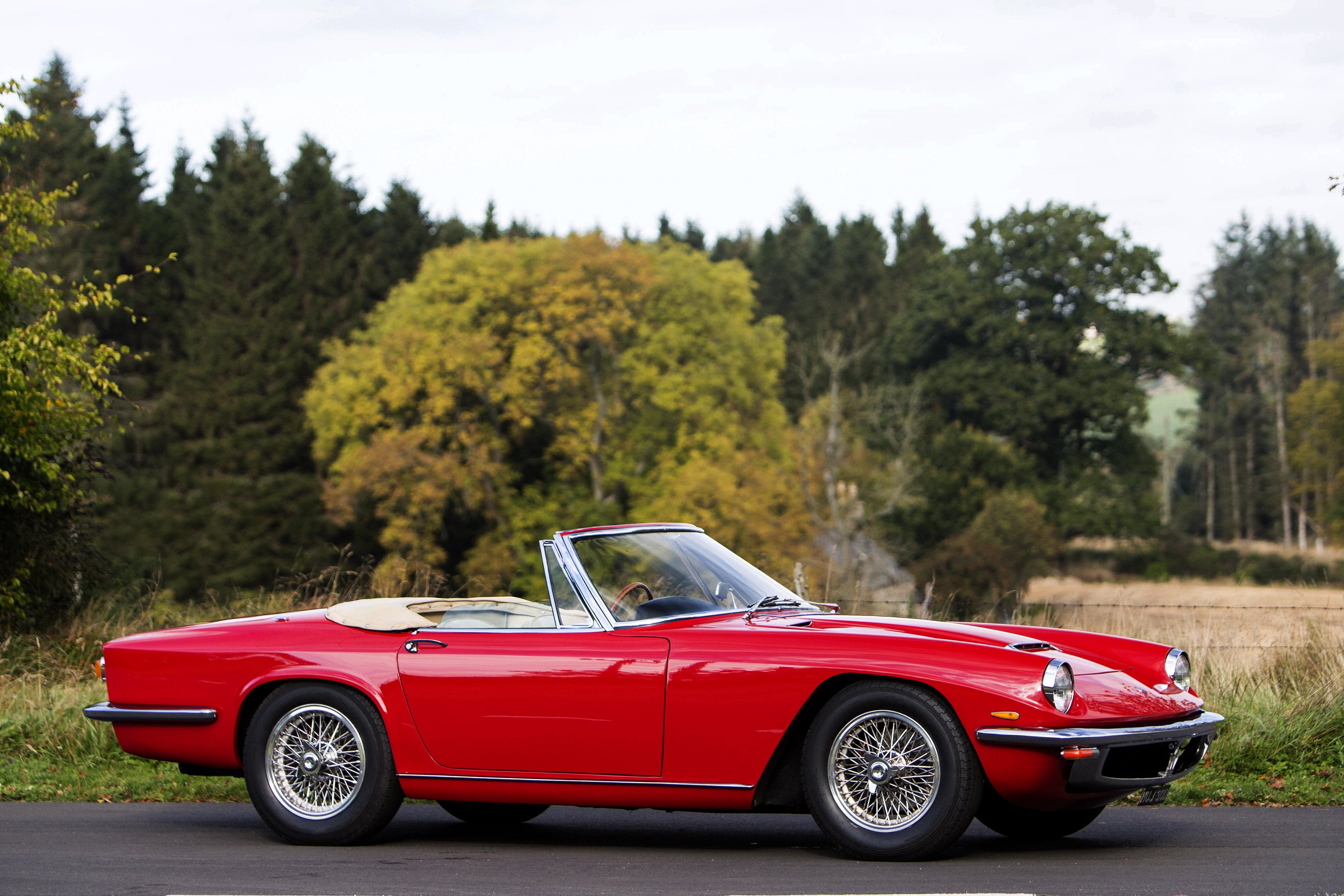 spyder, 2K, 1964, maserati, mistral, HD Wallpaper