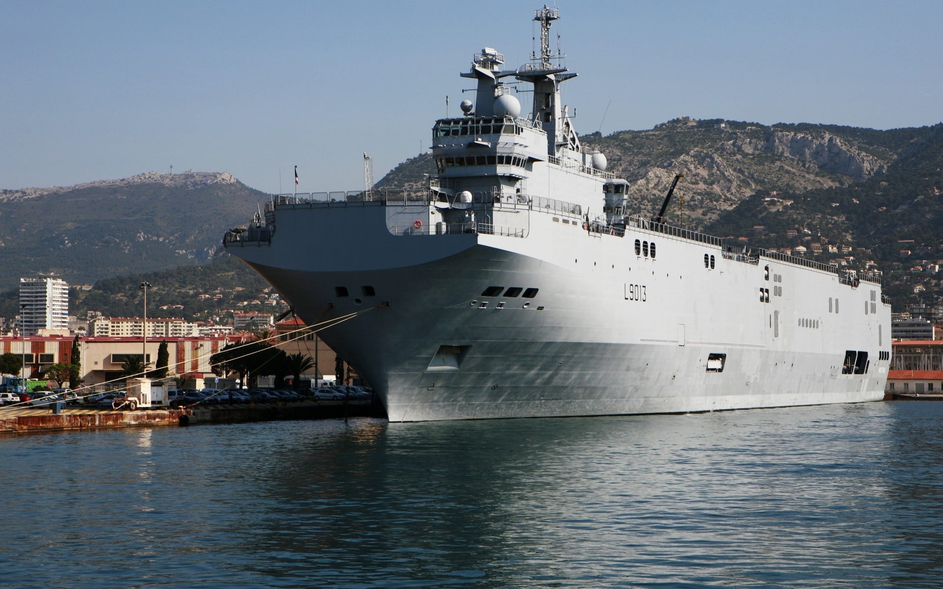 Warship, French Navy, 1080P, Mistral, HD Wallpaper