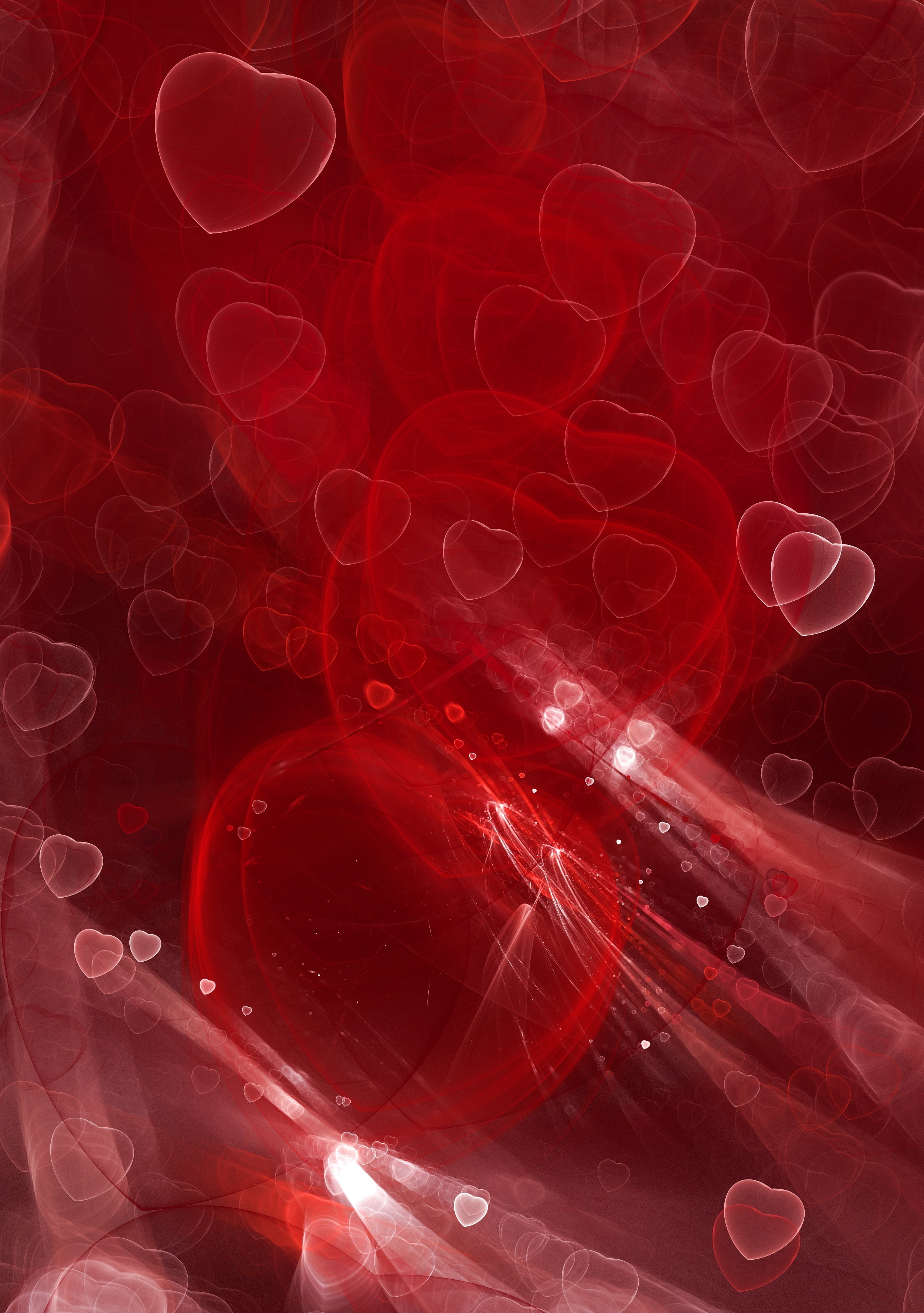 chaos, textured, shine, backgrounds, 2K, no people, water, extreme close-up, indoors, close-up, fractal, technology, full frame, hearts, copy space, emotion, Phone HD Wallpaper