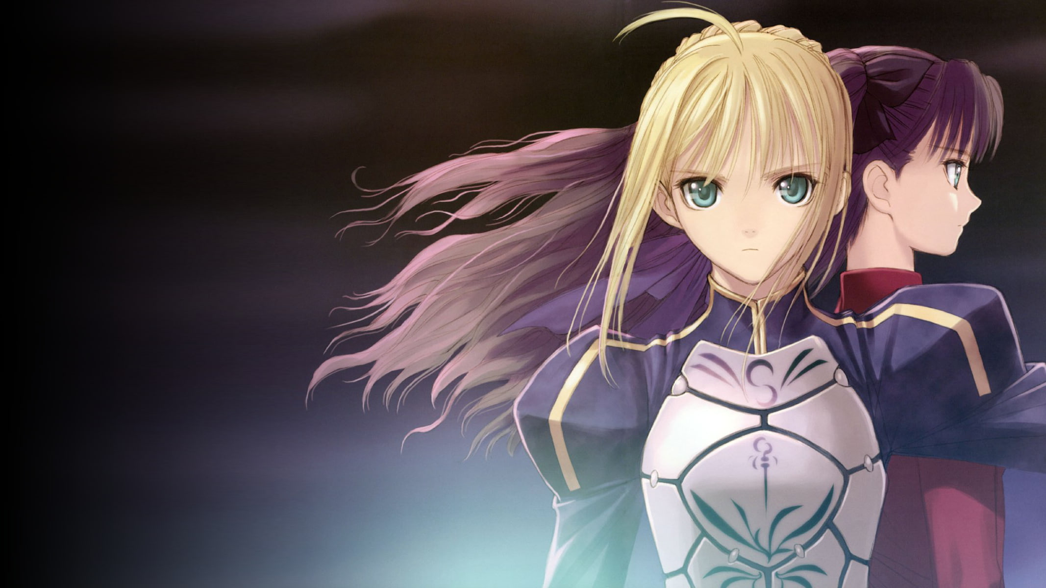 Saber, Tony Taka, Tohsaka Rin, 1080P, FateStay Night, HD Wallpaper