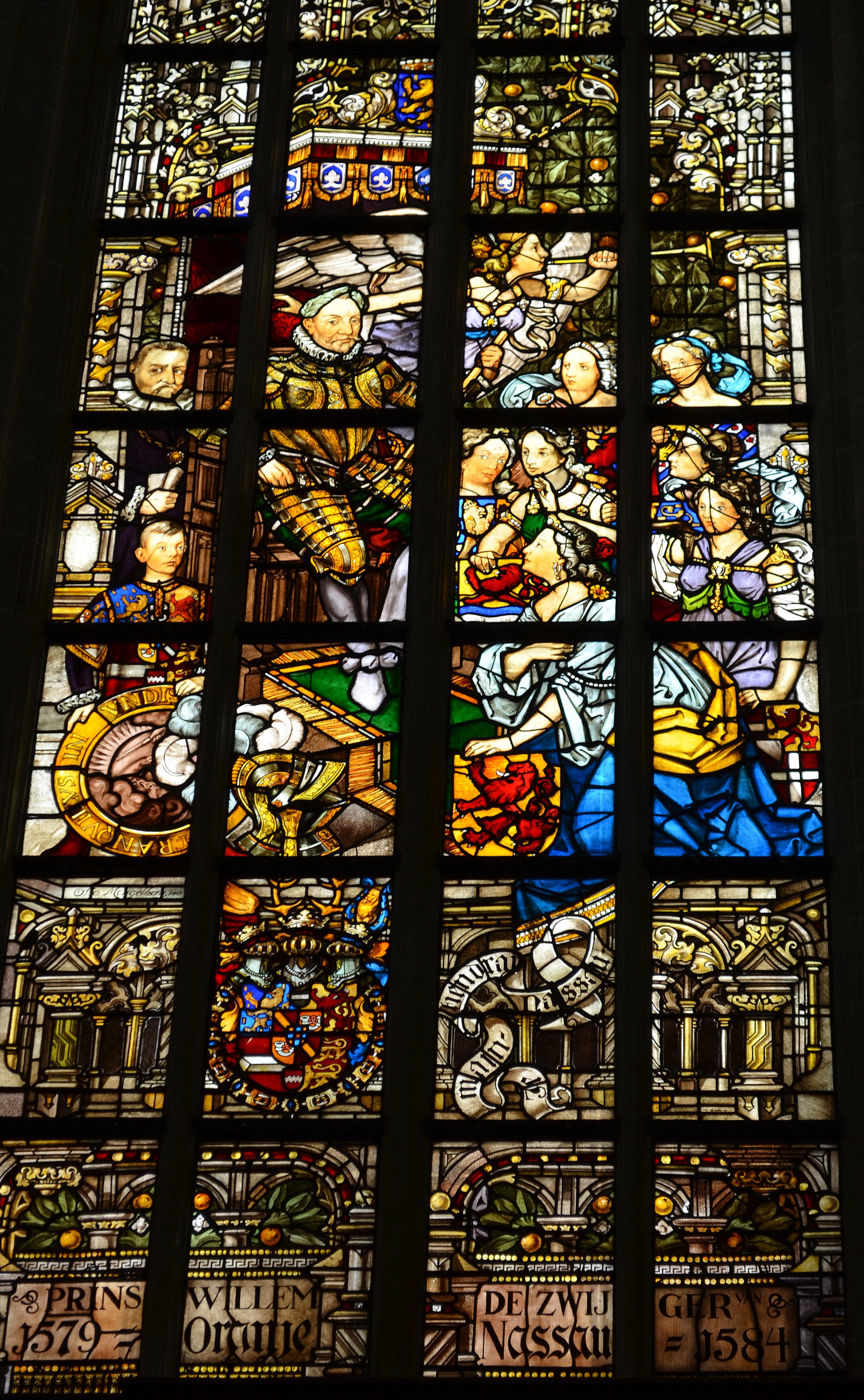 glass, belief, no people, faith, indoors, building, old stained glass windows, art, ornate, shine through, stained glass, stained glass window, dom, church window, Phone HD Wallpaper
