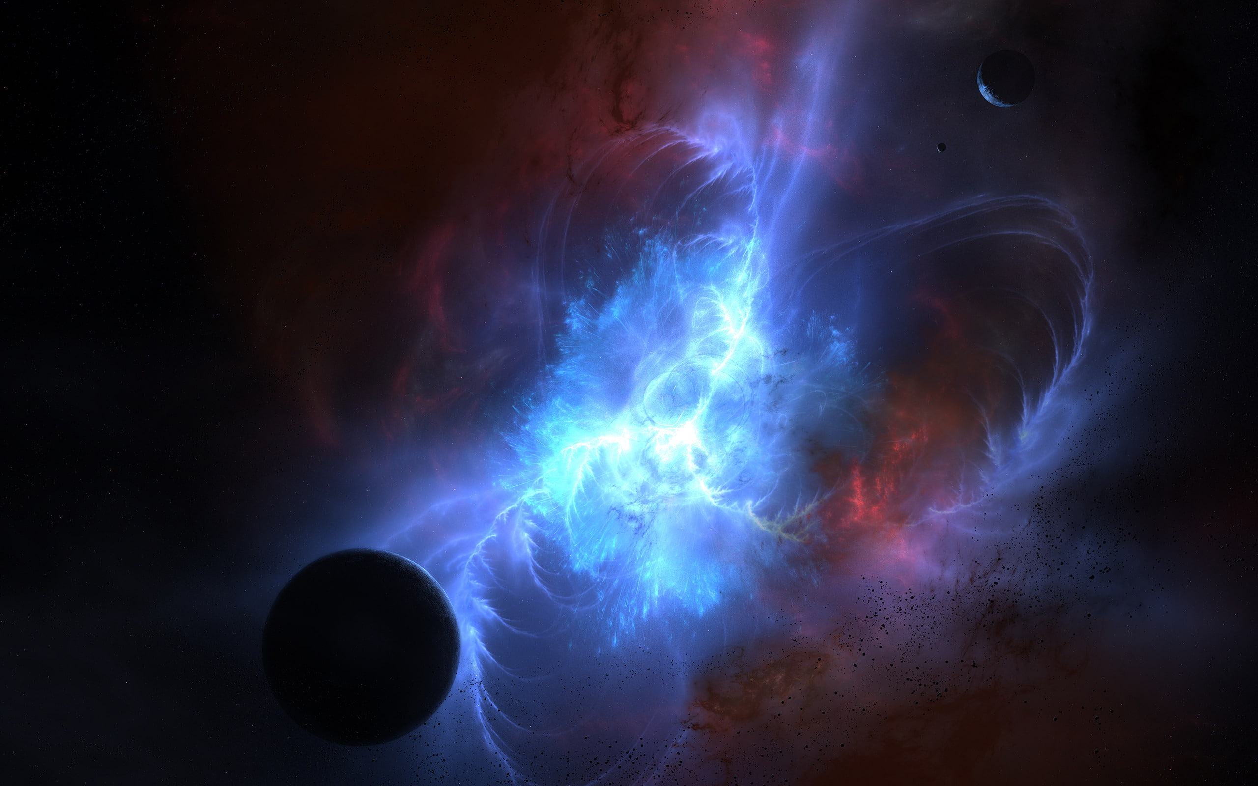 2K, pulsar, light, HD Wallpaper