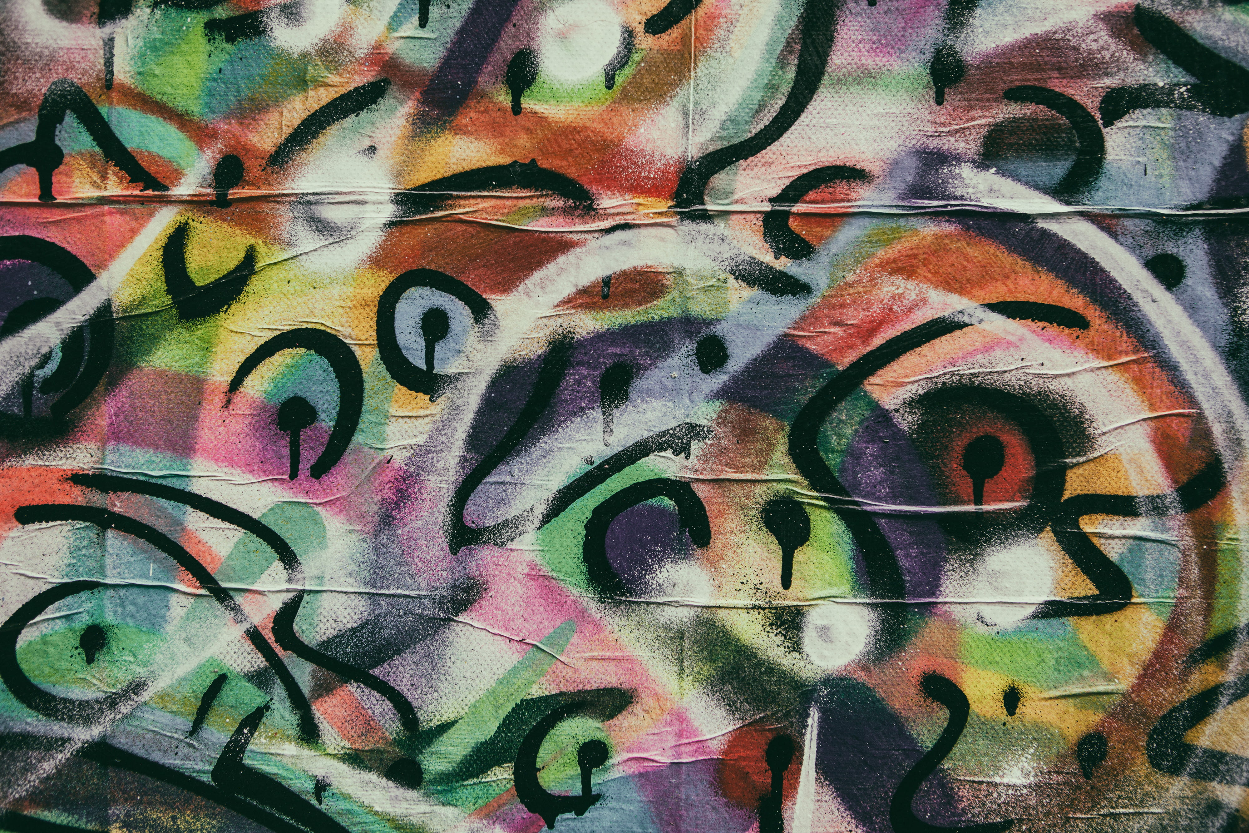 wall, shot, textured effect, paint, design, creativity, swirls, wall - building feature, representation, pattern, arts And Entertainment, textures, architecture, HD Wallpaper