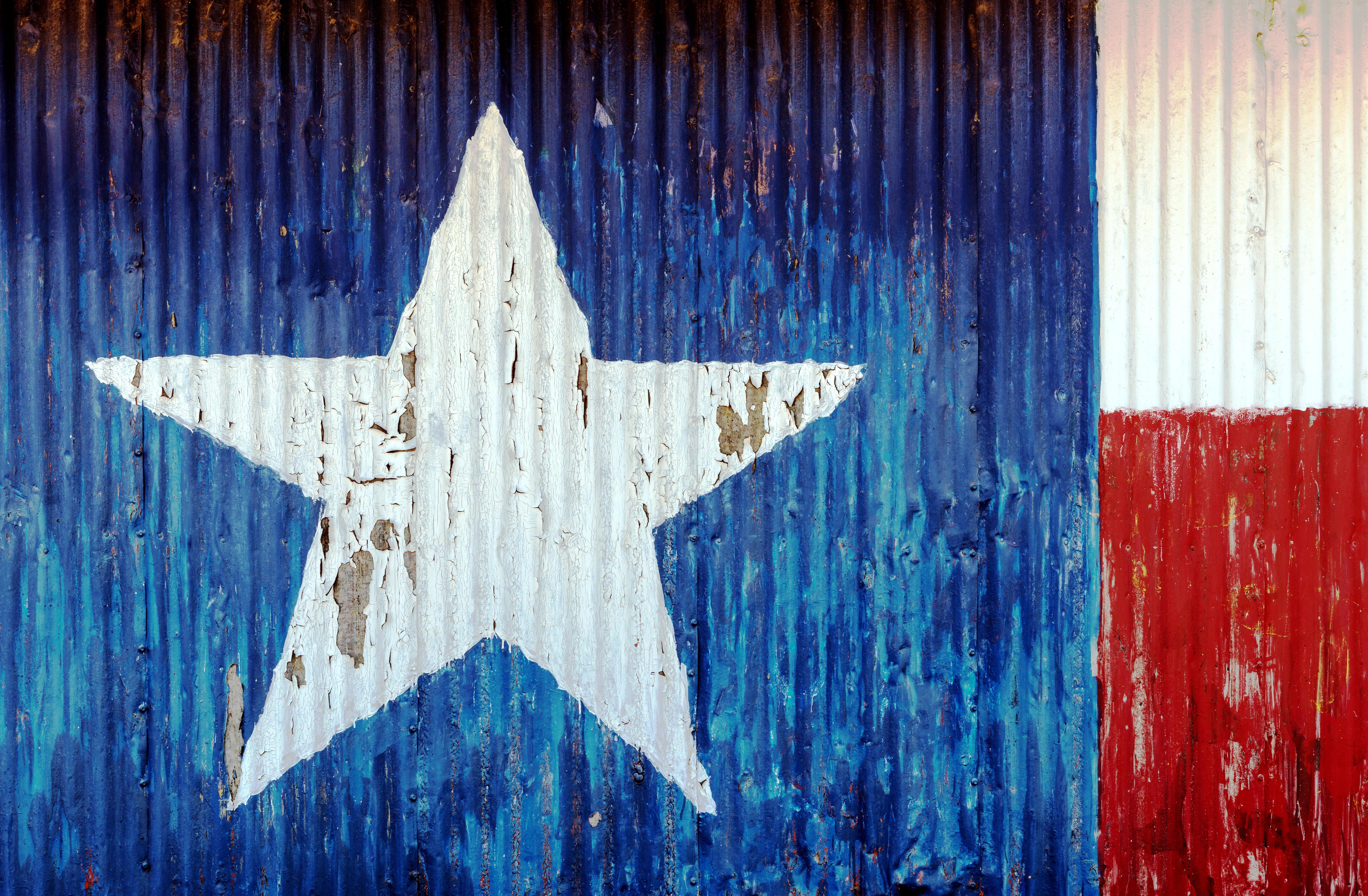 carol m highsmith, texas flag, shape, white color, white, star shape, wall - building feature, united states, sunlight, america, barn wall, image, architecture, HD Wallpaper