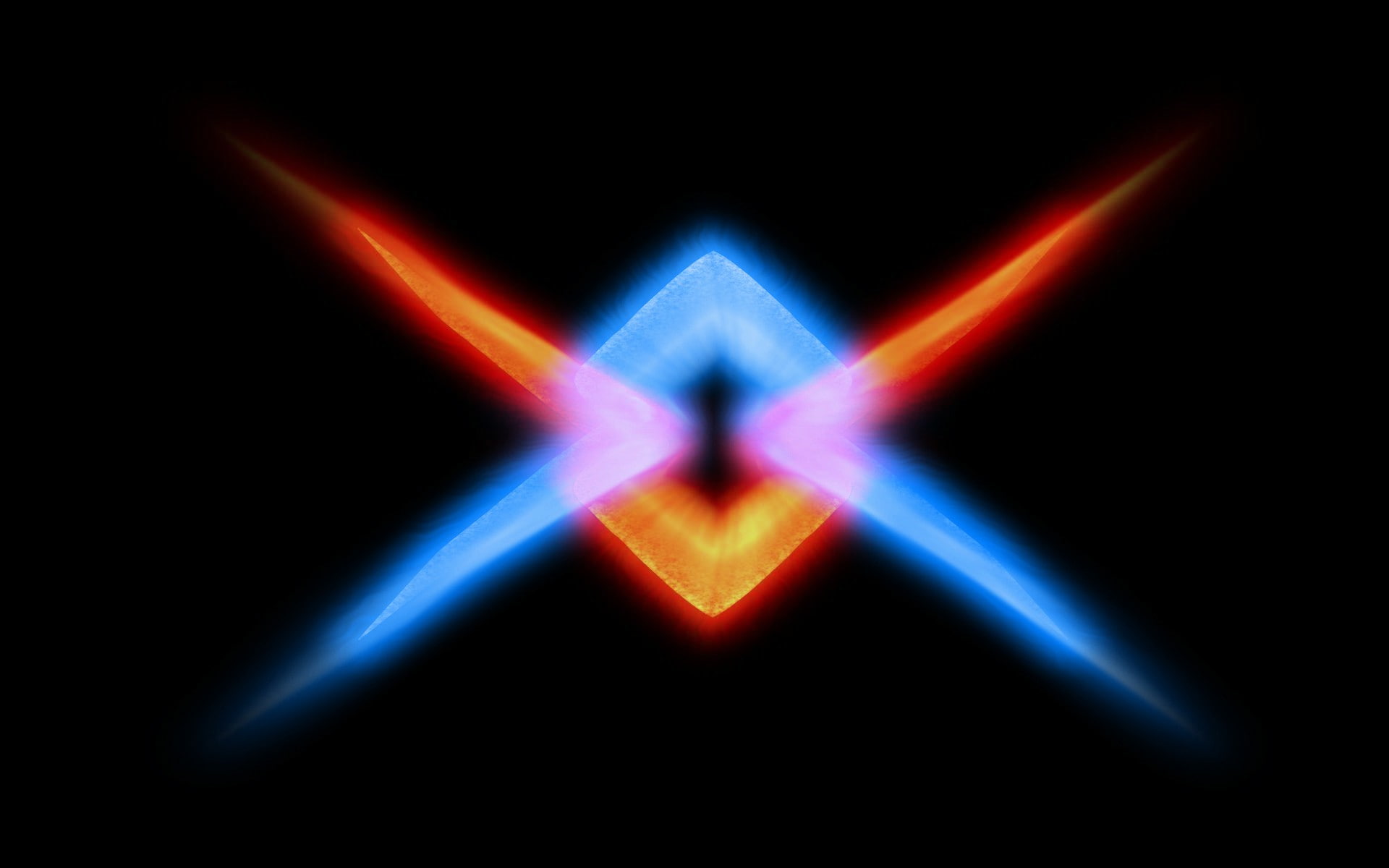 neon, blue, multi colored, fuel and power generation, aggression, communication, abstract, illuminated, glowing, studio shot, technology, light - natural phenomenon, HD Wallpaper