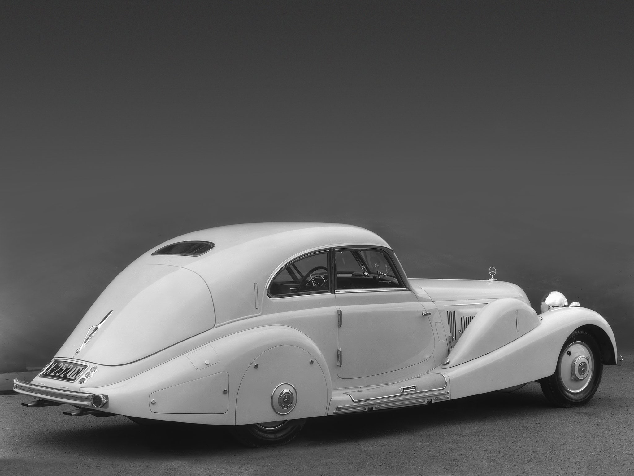 benz, limousine, spezial, luxury, 500k, retro, mercedes, 1080P, 1935, (w29), stromlinien, HD Wallpaper