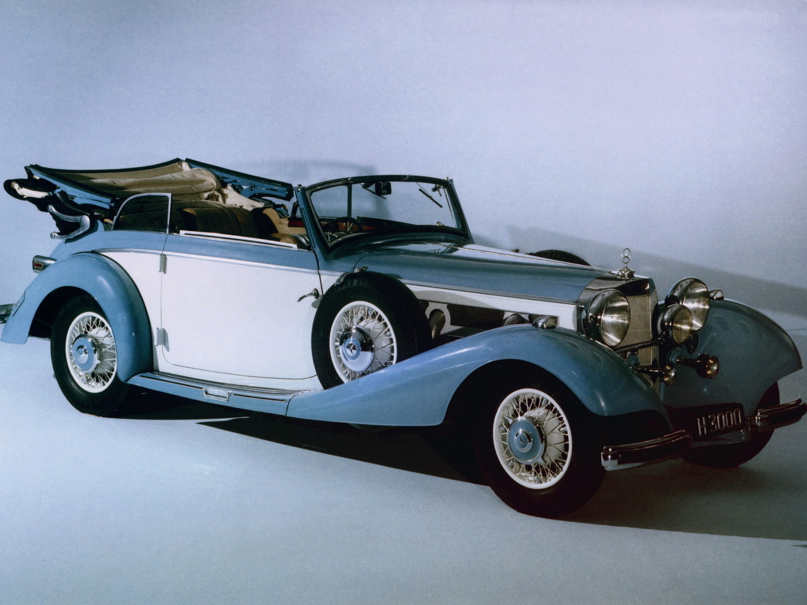 540k, 720P, retro, mercedes, benz, 1937, cabriolet, luxury, HD Wallpaper