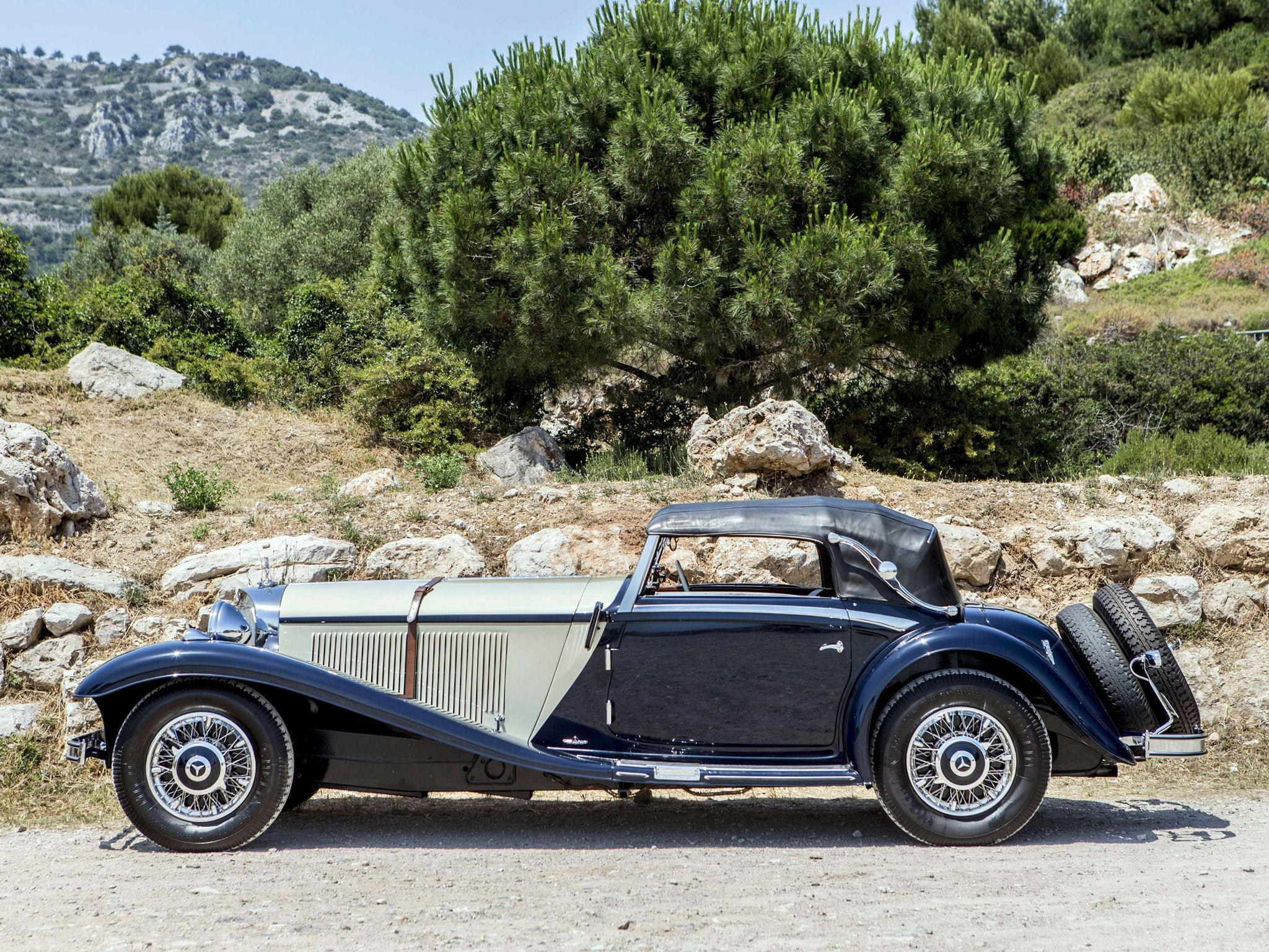 1080P, retro, 1936, benz, cabriolet, sport, 540k, mercedes, luxury, HD Wallpaper