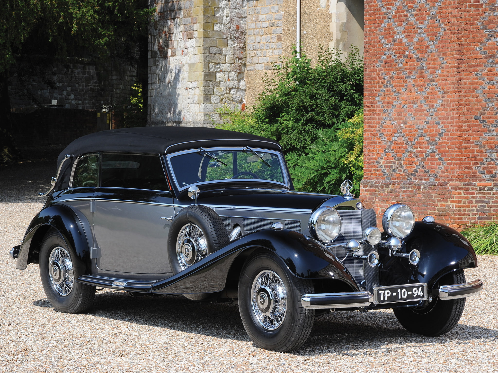 cabriolet, 540k, retro, 1080P, benz, 1937, mercedes, luxury, HD Wallpaper