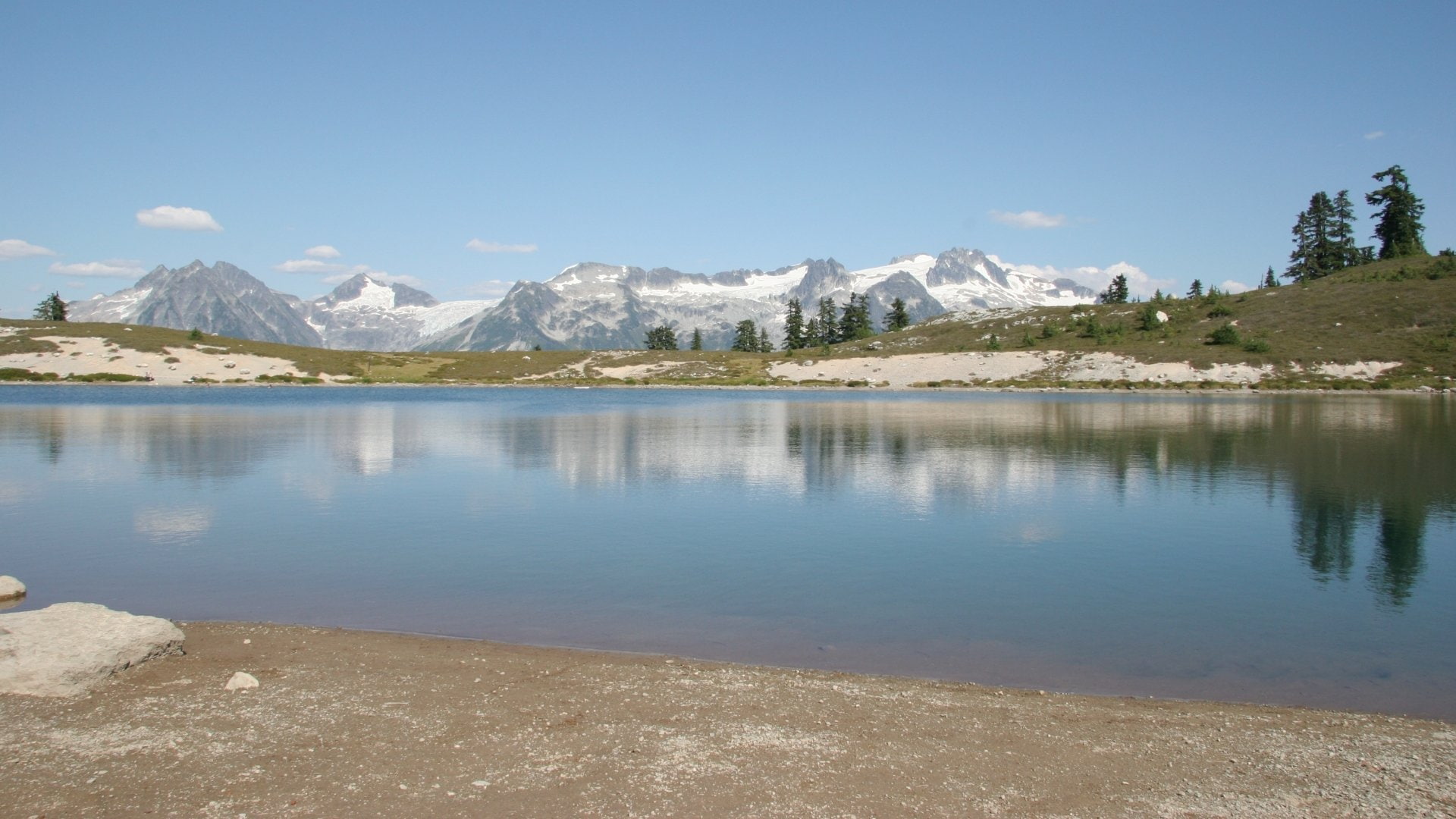 Elfin Lake, Earth, 1080P, HD Wallpaper