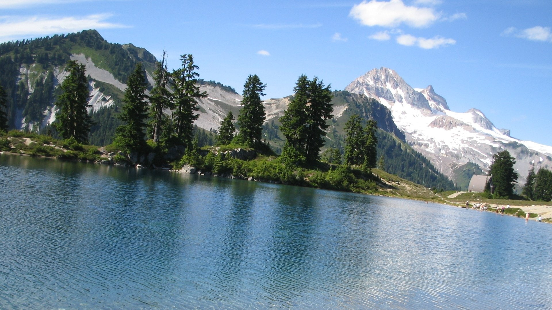 Earth, 1080P, Elfin Lake, HD Wallpaper