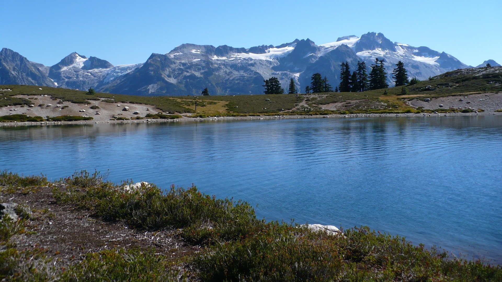 Elfin Lake, Earth, 1080P, HD Wallpaper