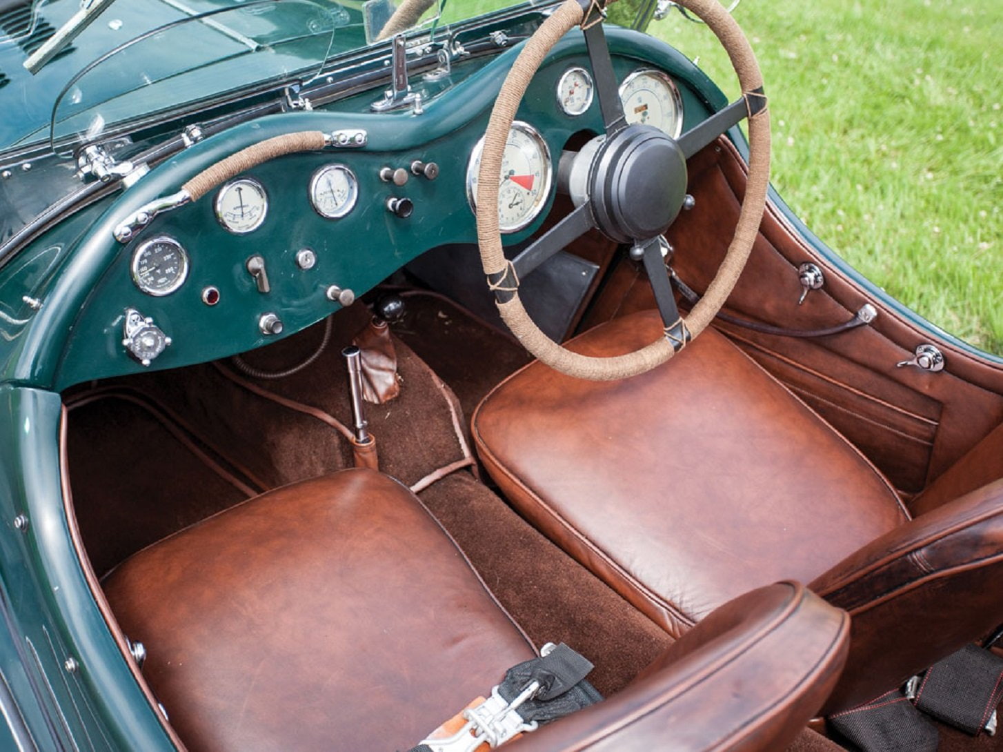 roadster, classic, interior, cars, jaguar, ss-100, 720P, 1938, HD Wallpaper