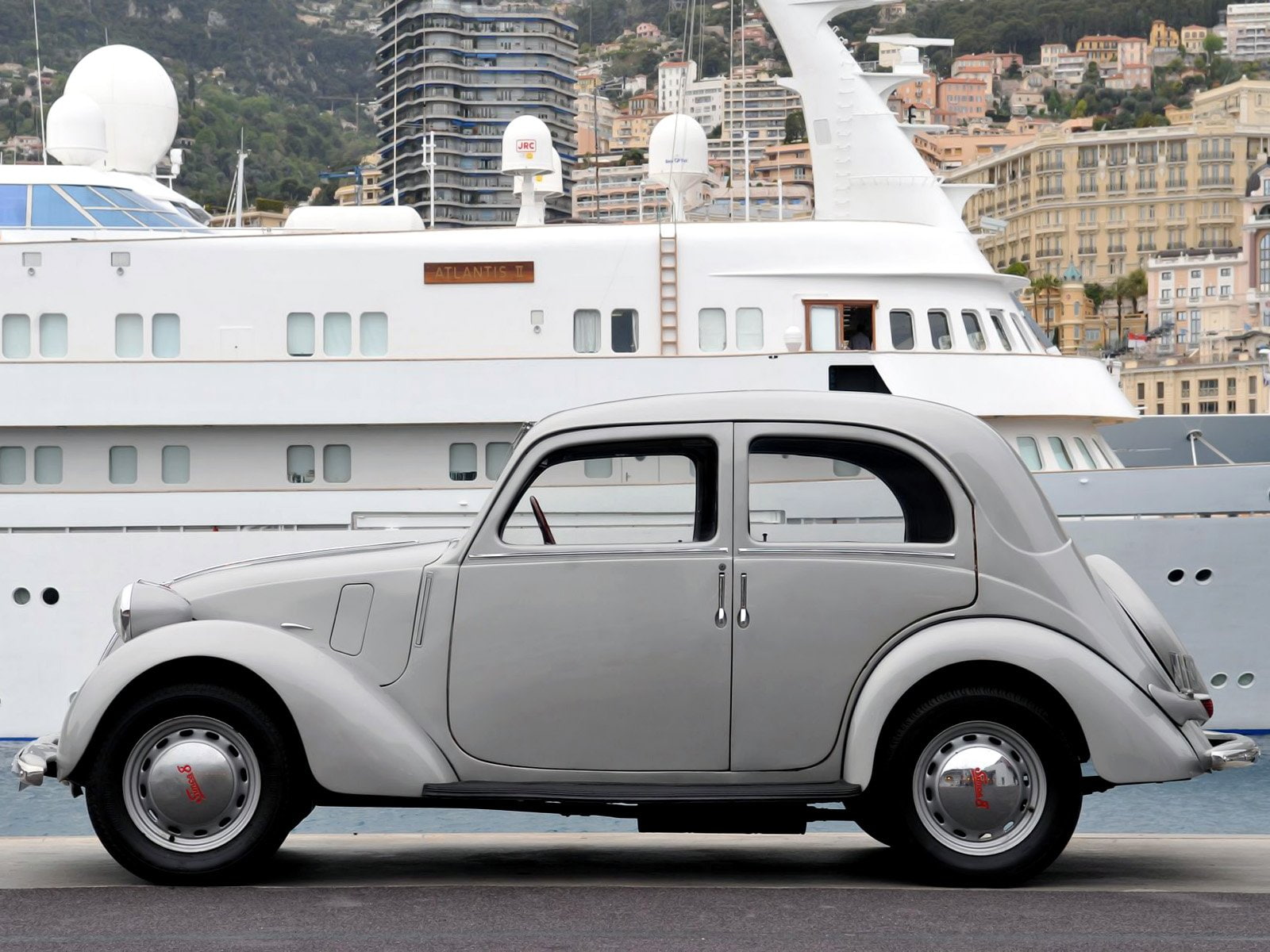 berline, 720P, retro, 1938 51, simca 8, simca, HD Wallpaper