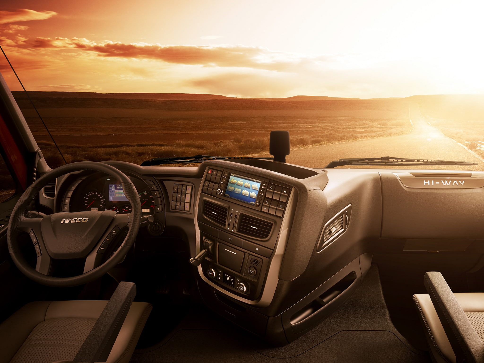 interior, 500, transport, tractor, 2012, iveco, hi way, 1080P, stralis, semi, rig, truck, 4x2, HD Wallpaper